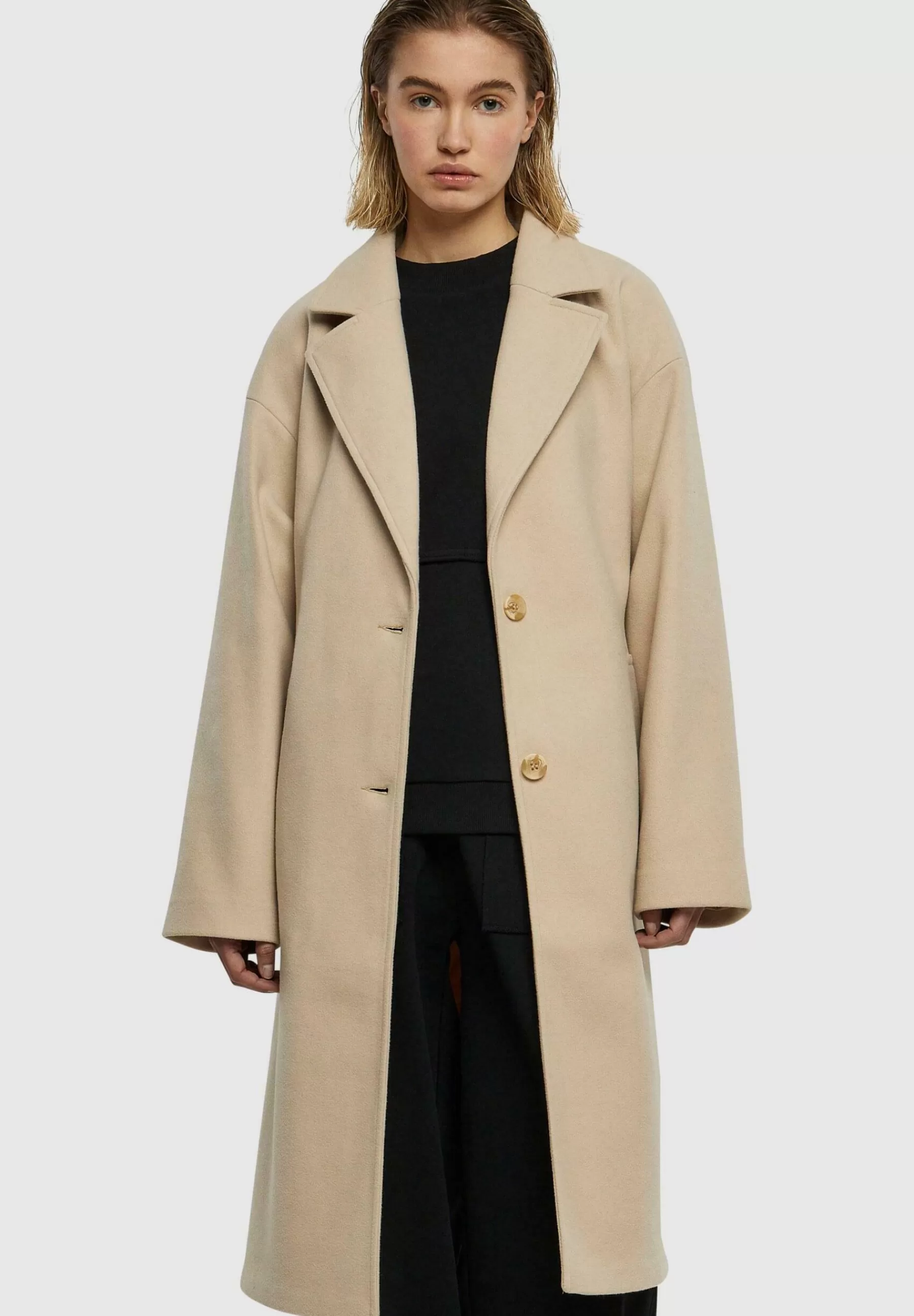 Urban Classics Long - Mantel>Dames Wollen Jassen