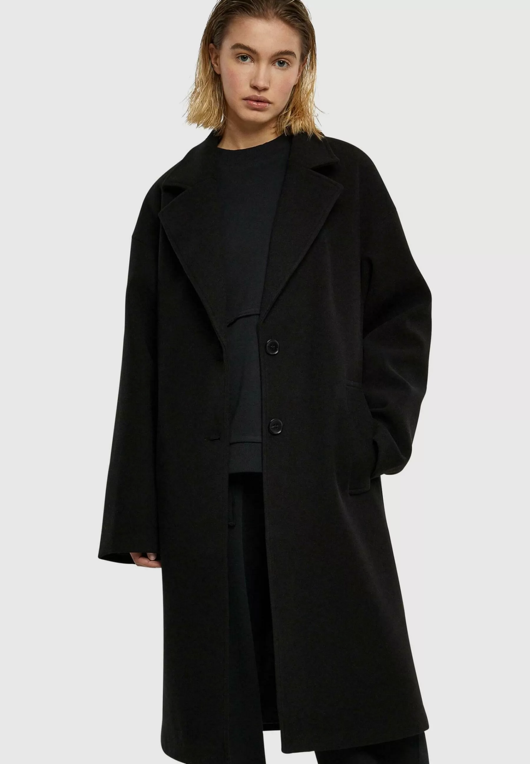Urban Classics Long - Mantel>Dames Wollen Jassen