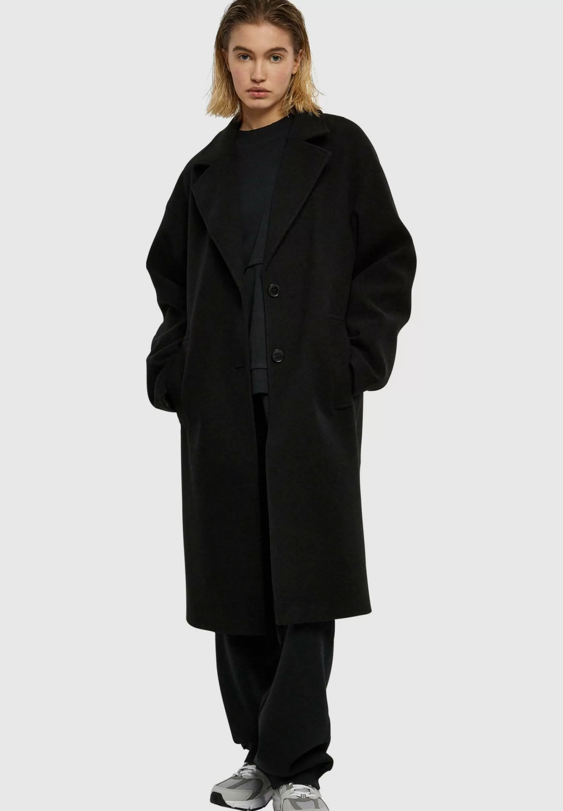 Urban Classics Long - Mantel>Dames Wollen Jassen