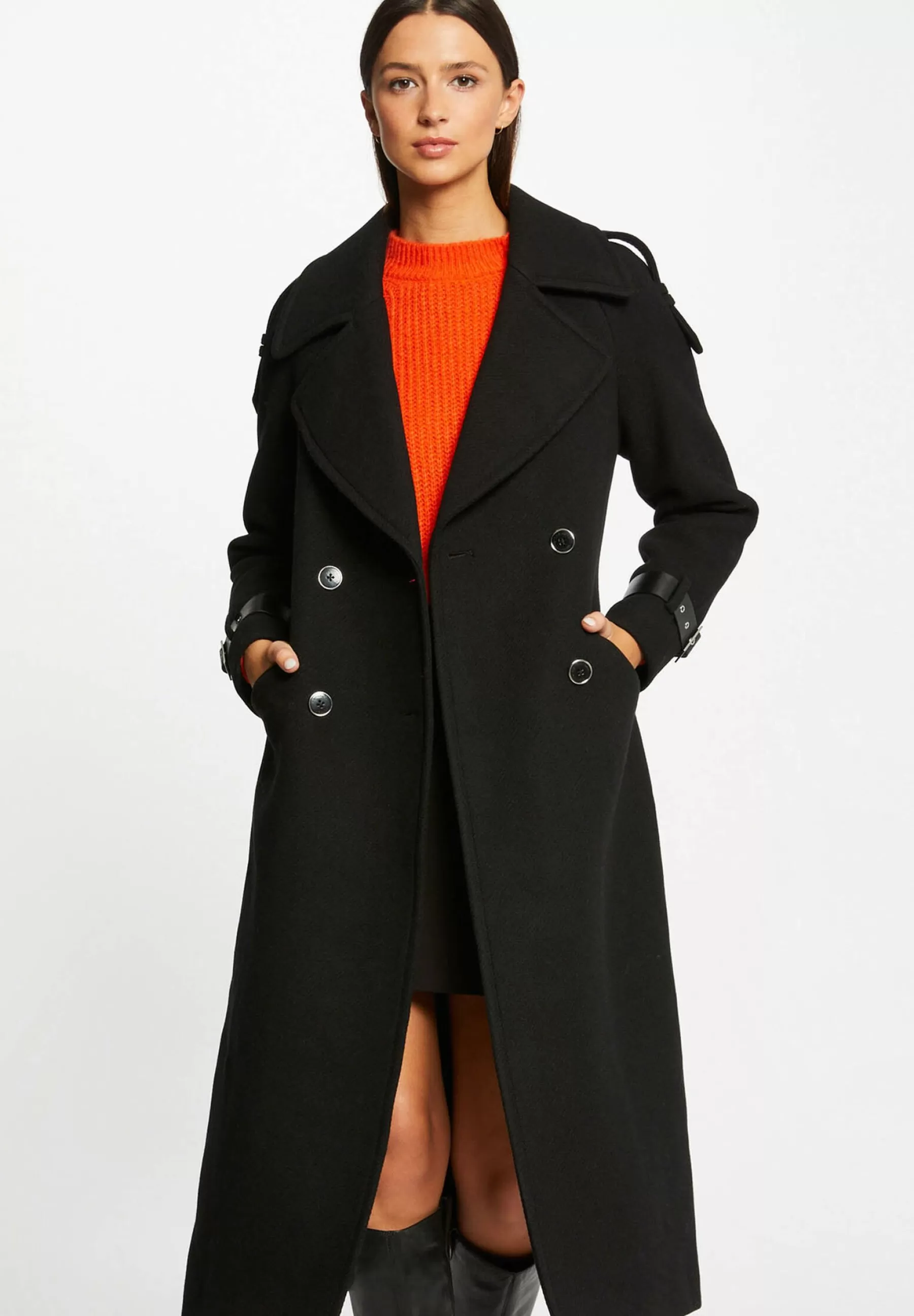 Dames Morgan Trenchcoats | Long Waisted Details - Trenchcoat