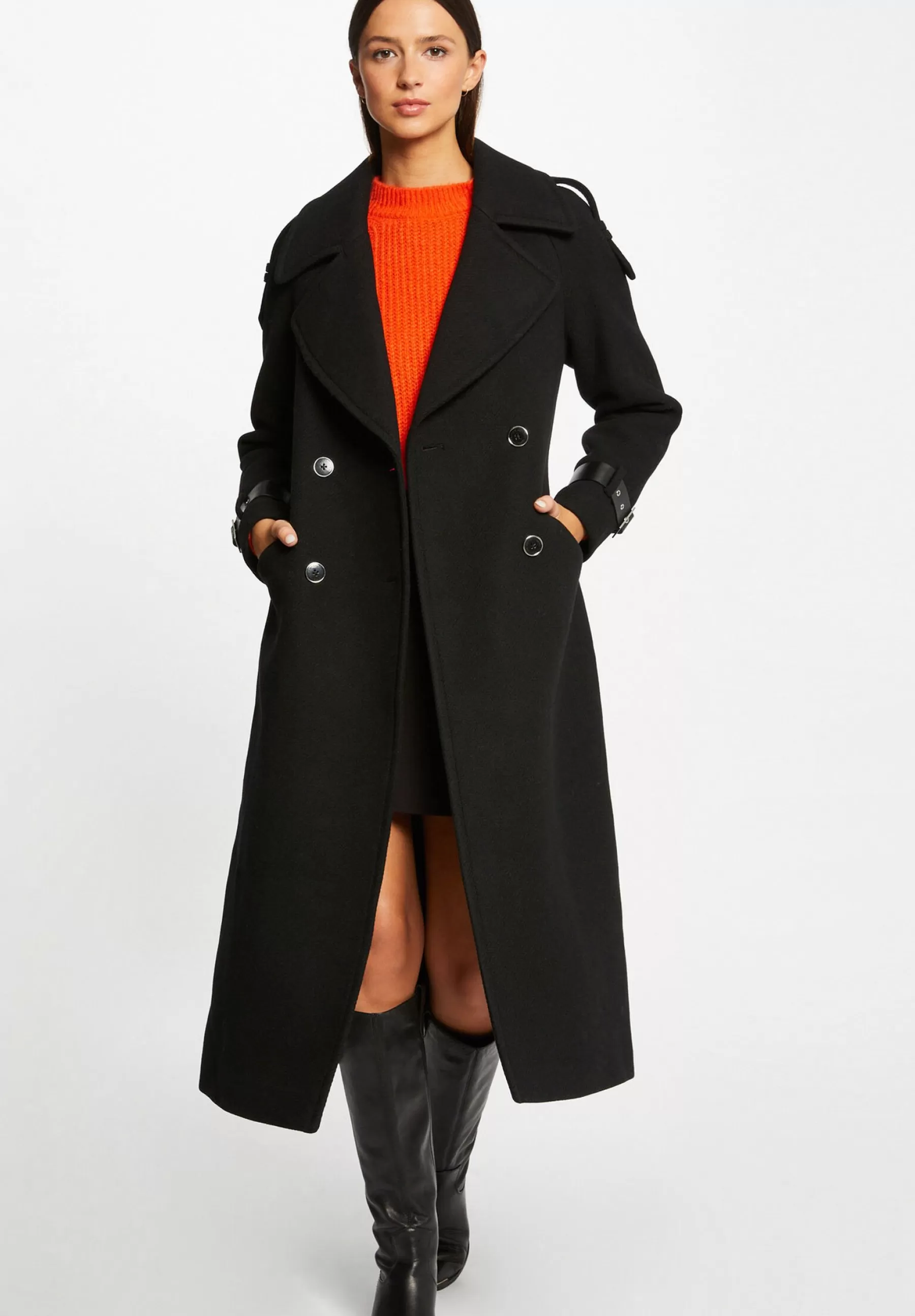 Dames Morgan Trenchcoats | Long Waisted Details - Trenchcoat