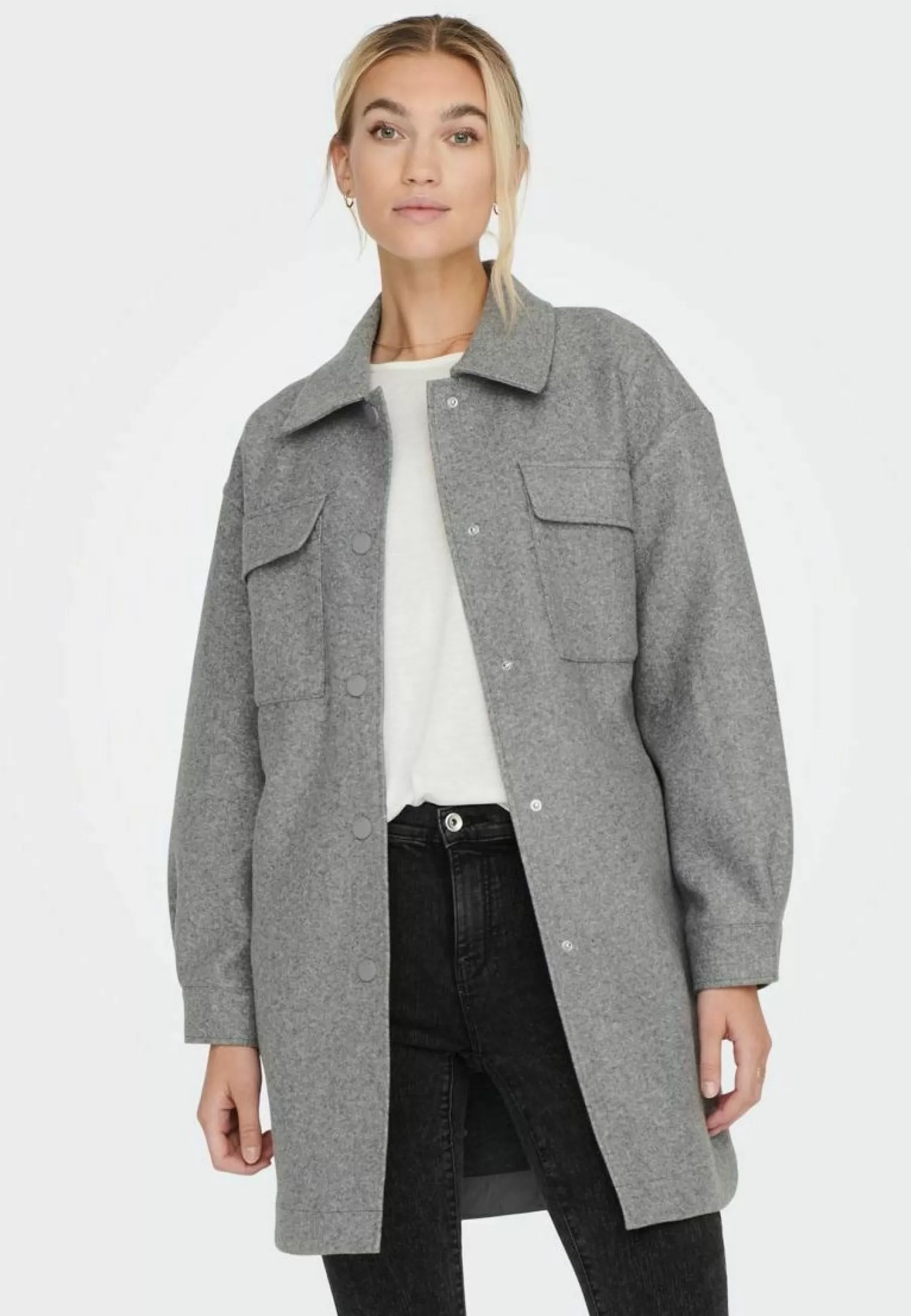 ONLY Longline - Mantel>Dames Wollen Jassen