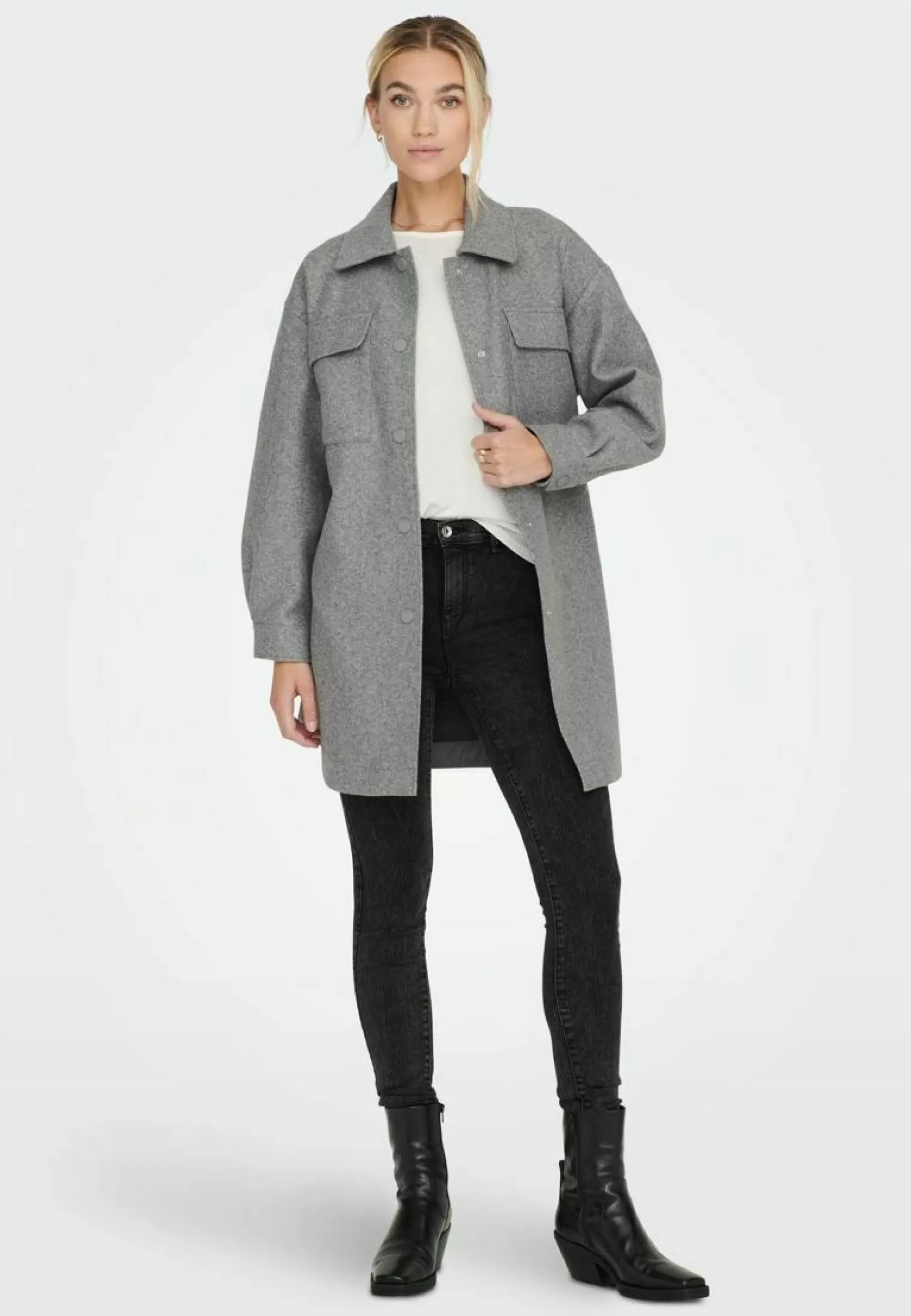 ONLY Longline - Mantel>Dames Wollen Jassen