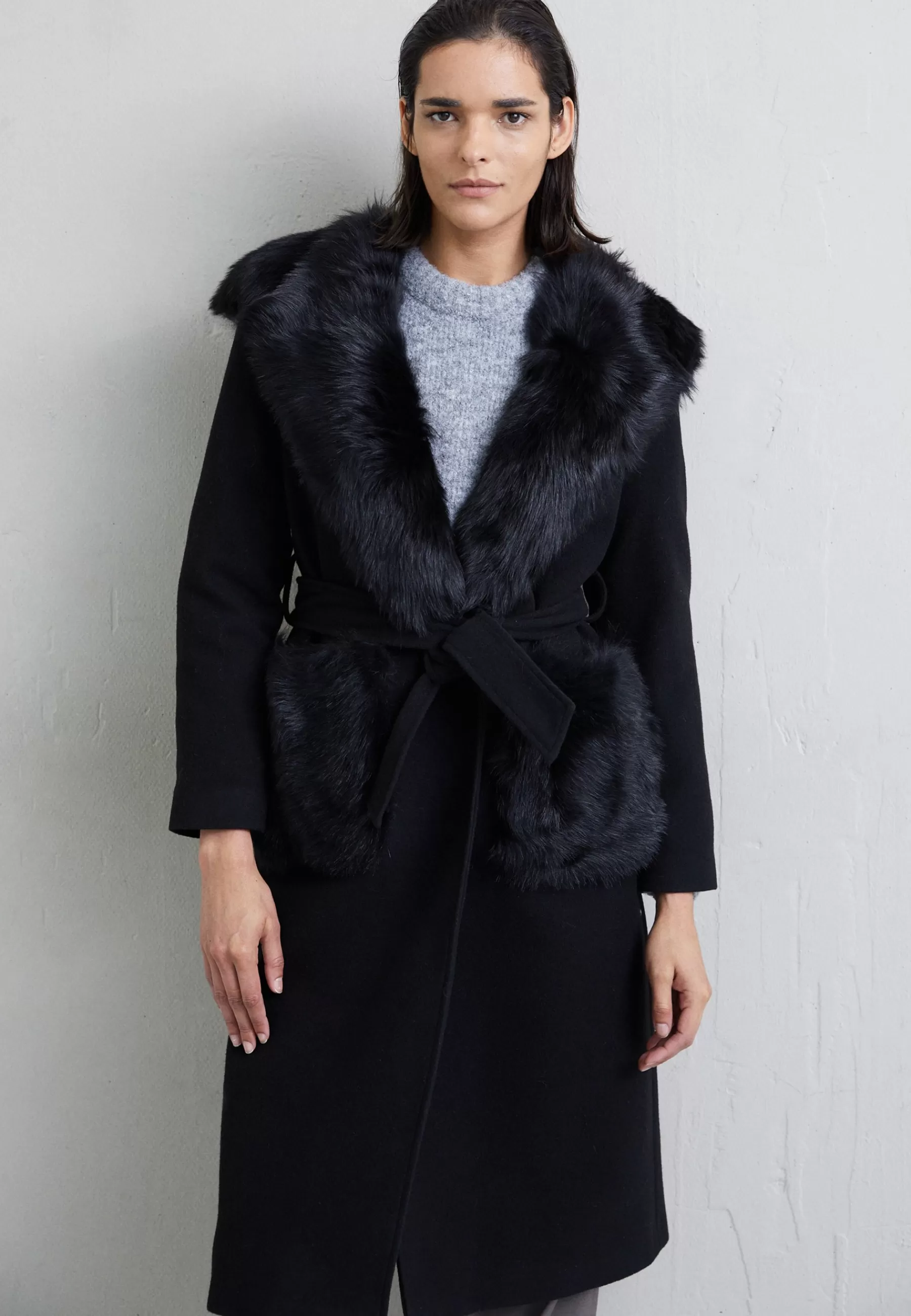 STUDIO ID Mackenzie With Hood And Pockets - Mantel>Dames Wollen Jassen
