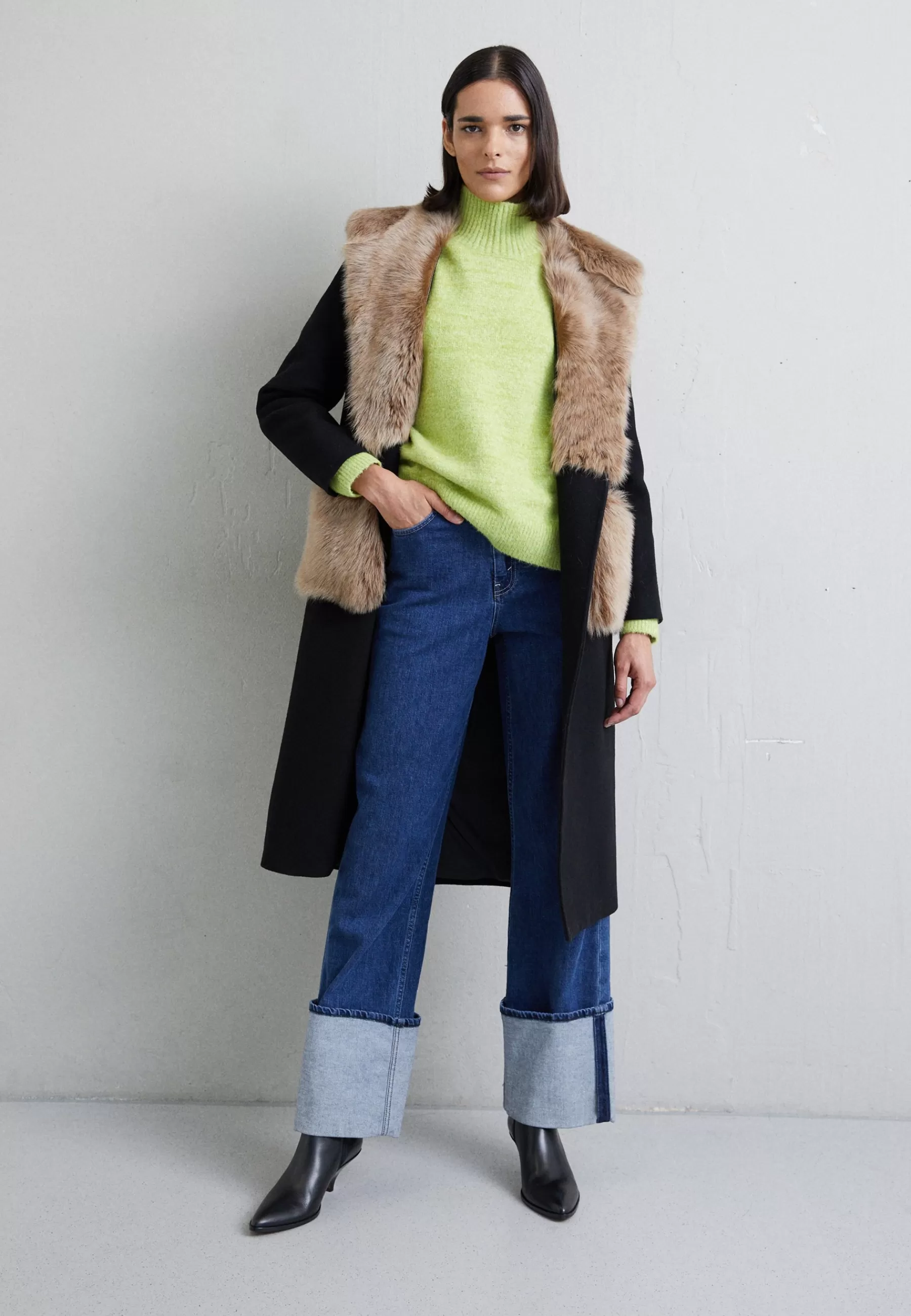 STUDIO ID Mackenzie With Hood And Pockets - Mantel>Dames Wollen Jassen