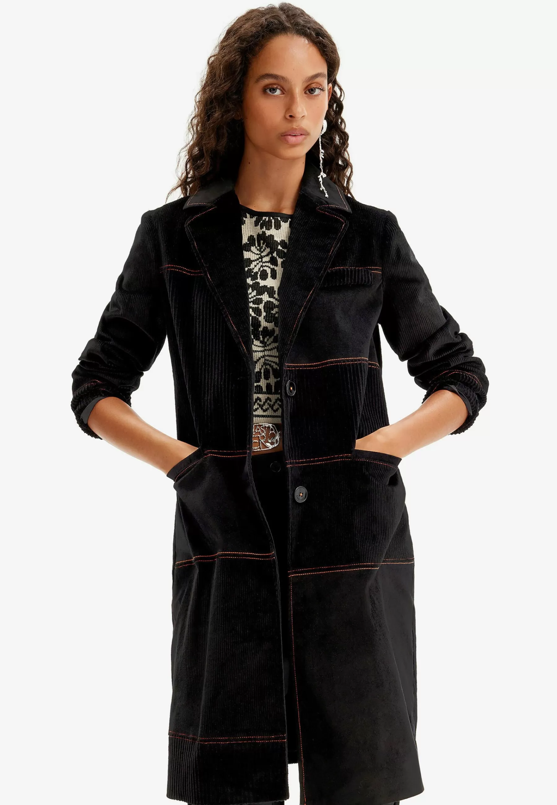 Desigual Mantel>Dames Wollen Jassen