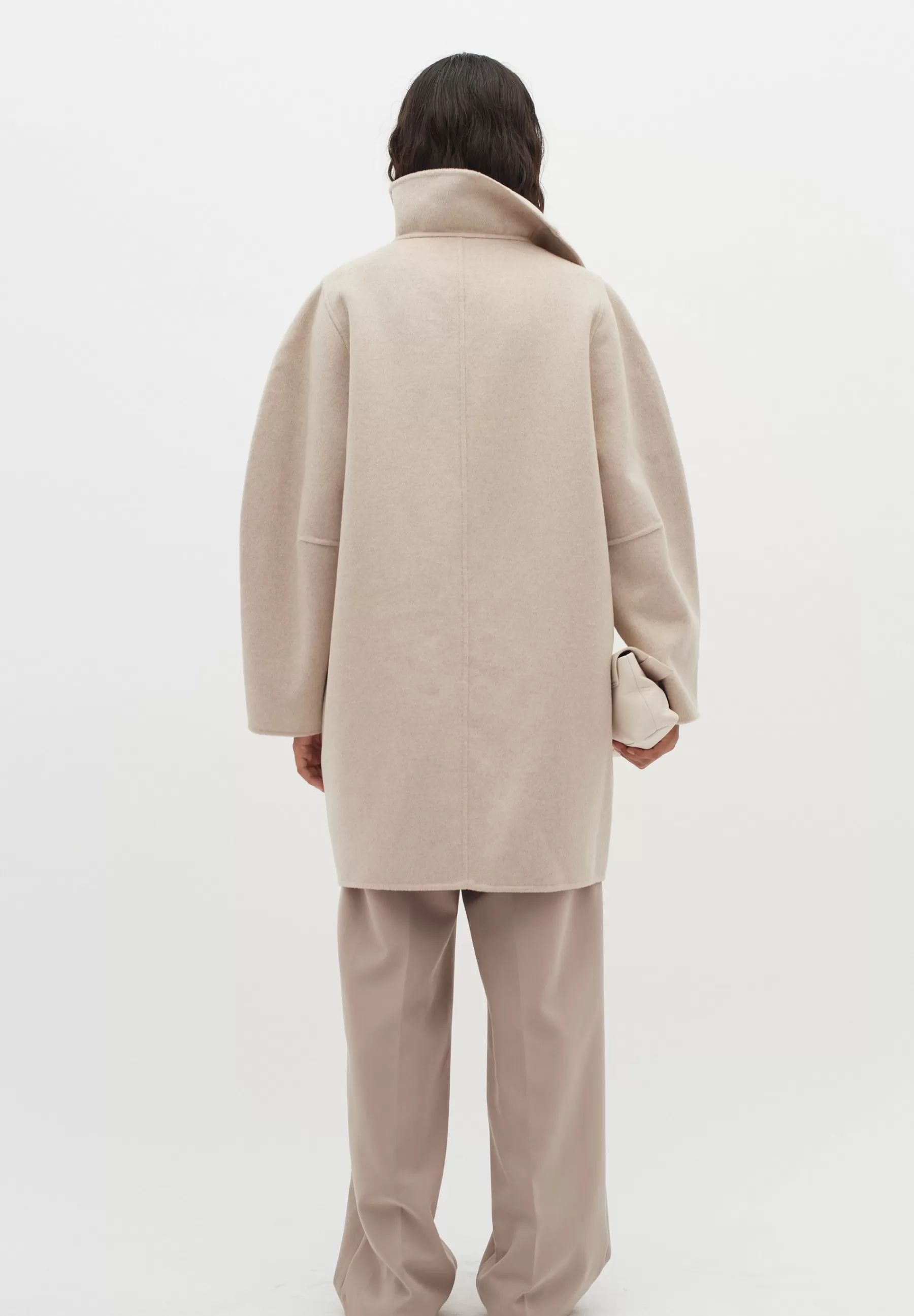 InWear Milla Cocoon - Halflange Jas>Dames Wollen Jassen