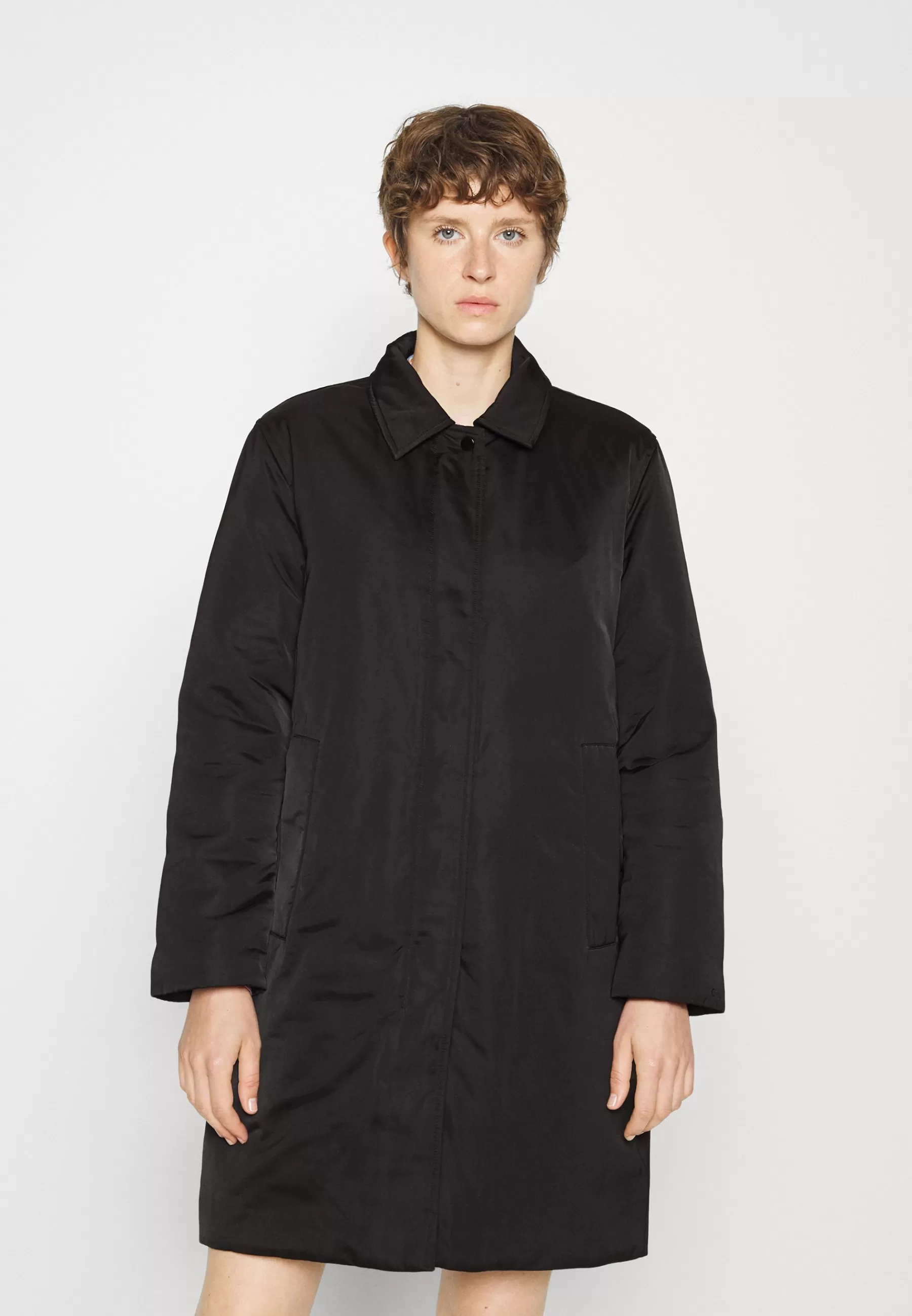 Calvin Klein Minimal Padded Coat - Mantel>Dames Wollen Jassen