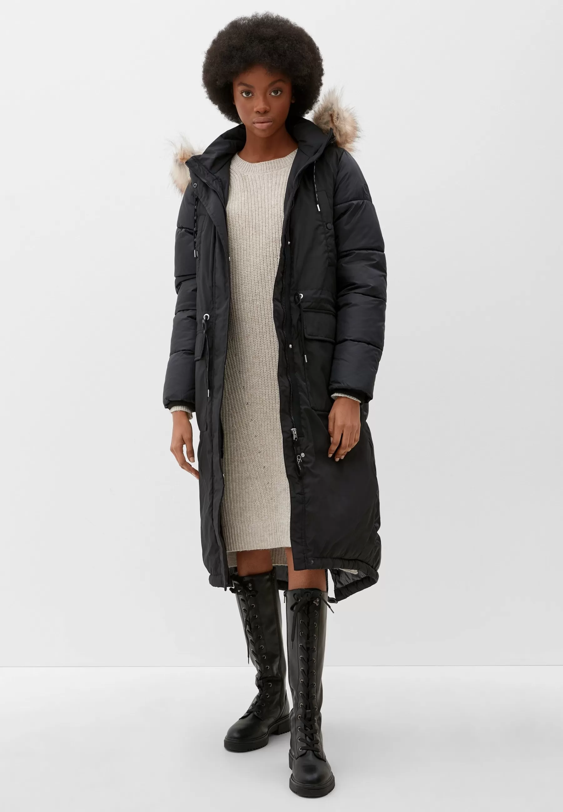 Dames QS by s.Oliver Parka's | Mit Abnehmbarem - Winterjas
