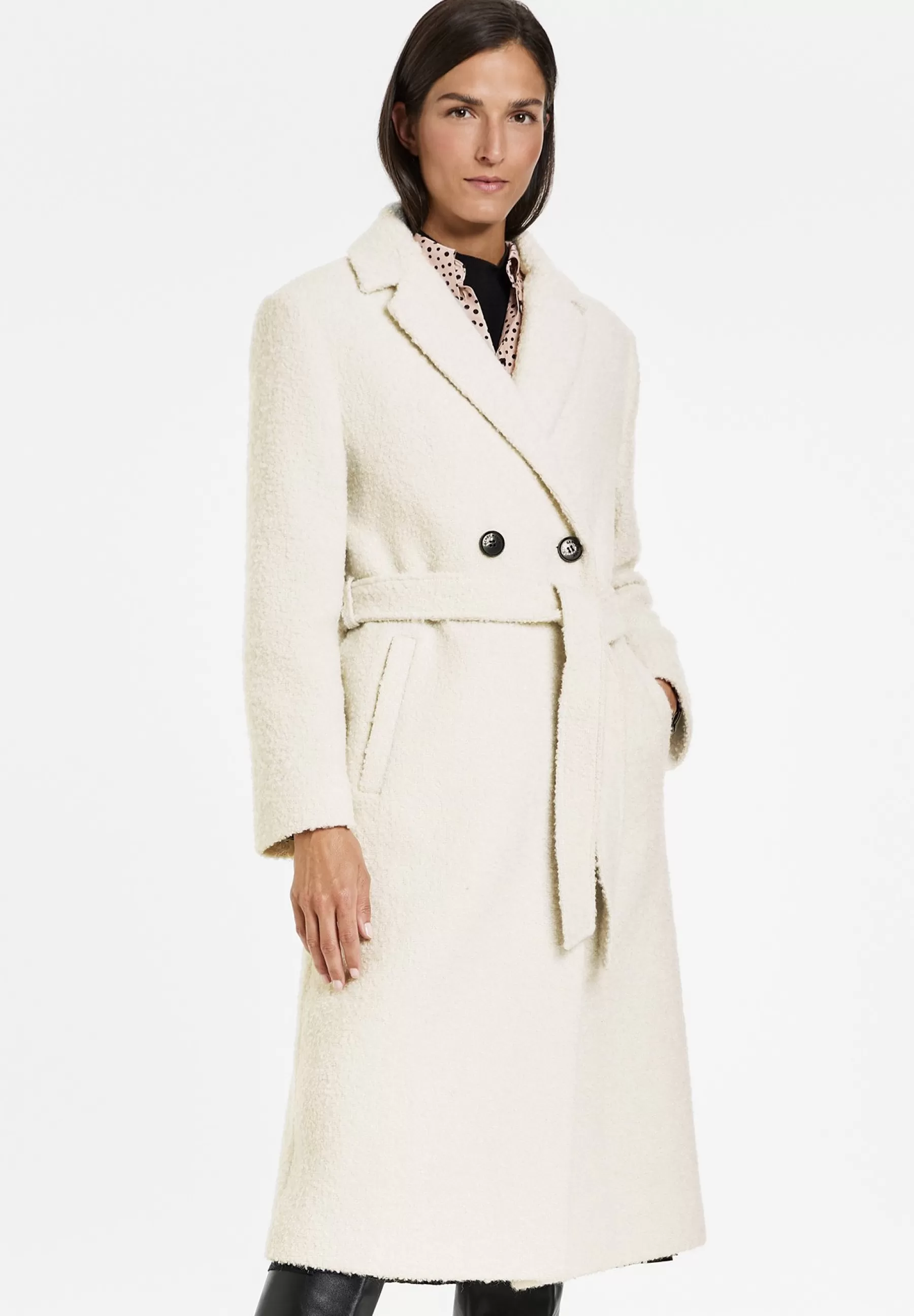 Gerry Weber Mit Boucle-Optik - Mantel>Dames Wollen Jassen