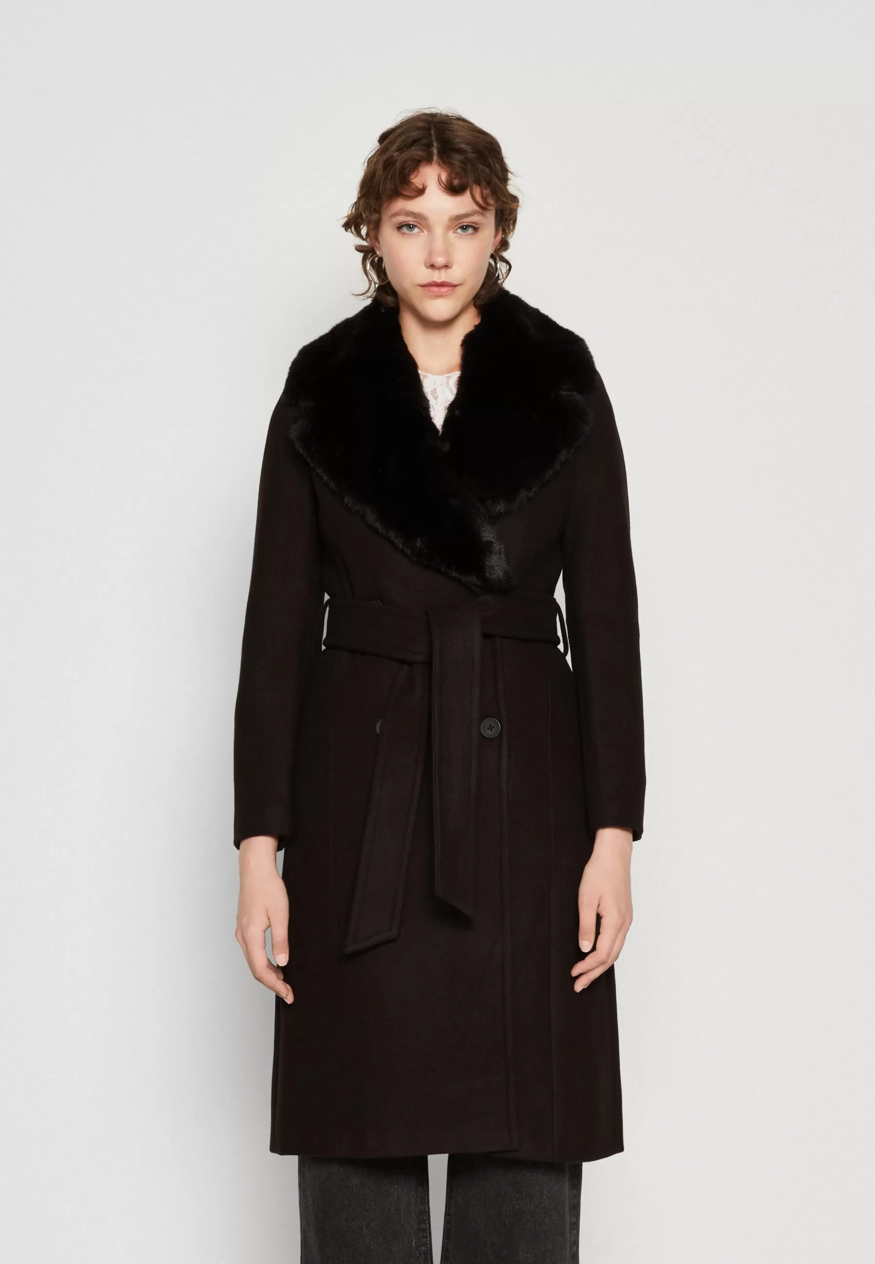 Forever New Nicole Collar Coat - Mantel>Dames Wollen Jassen
