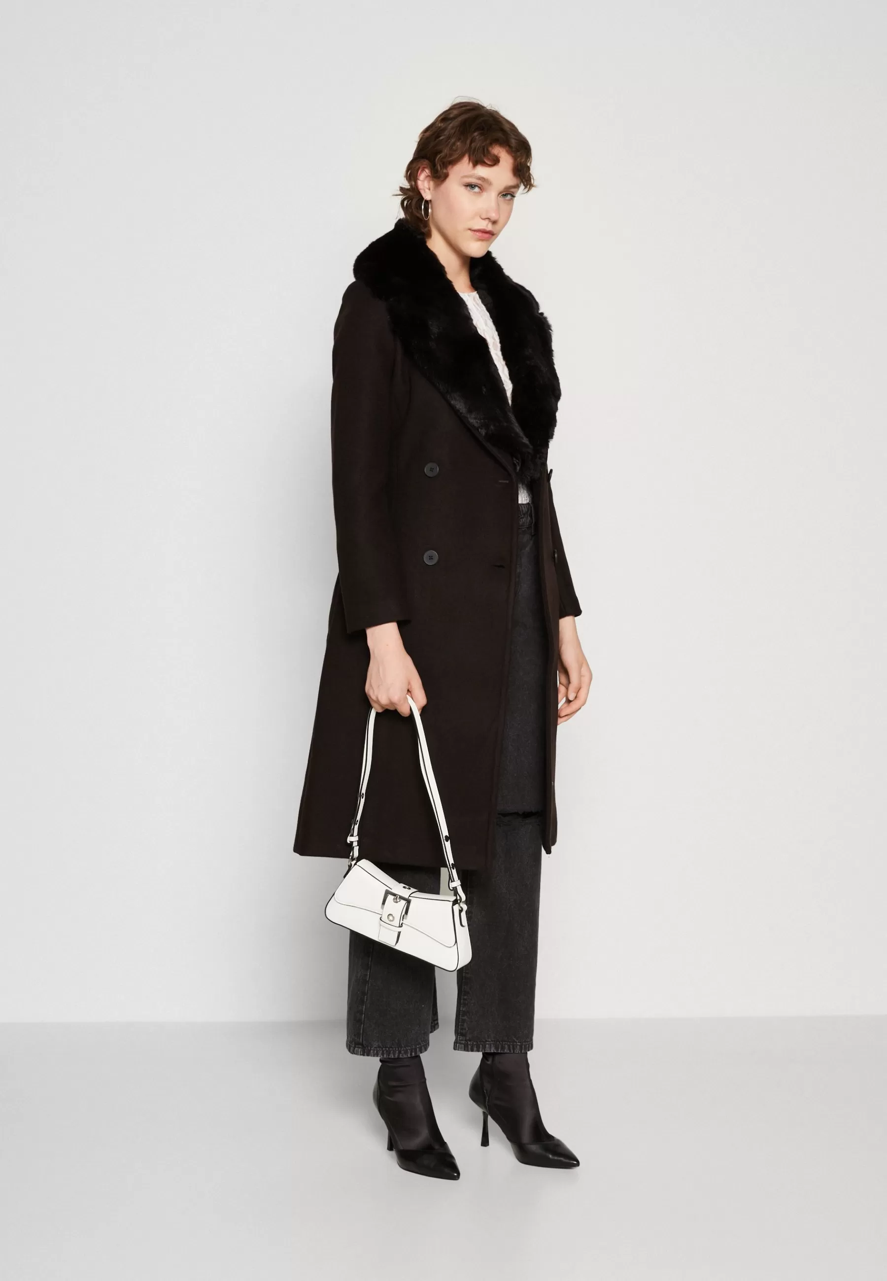 Forever New Nicole Collar Coat - Mantel>Dames Wollen Jassen