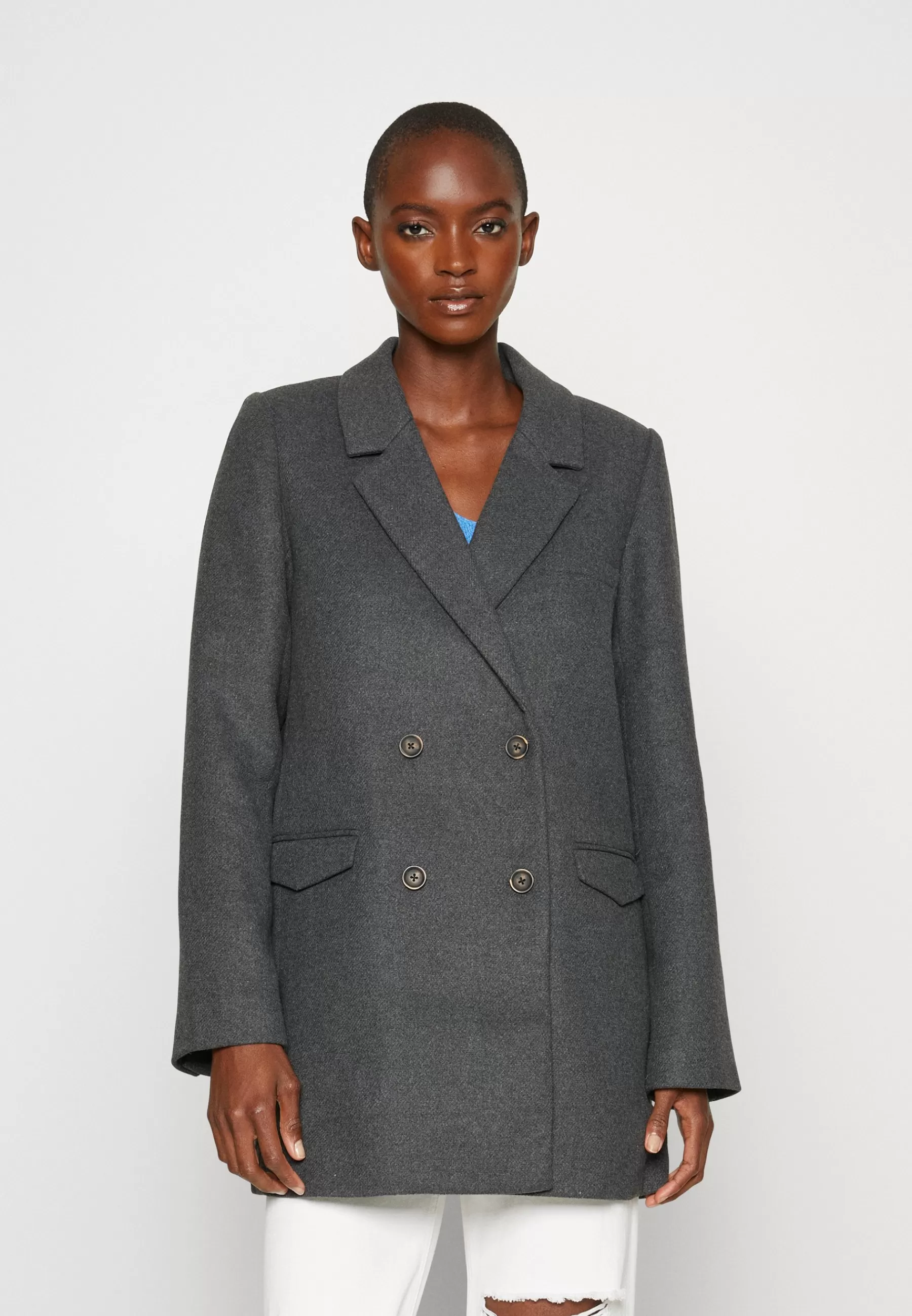 Object Tall Objblaza Jacket Tall - Mantel>Dames Wollen Jassen