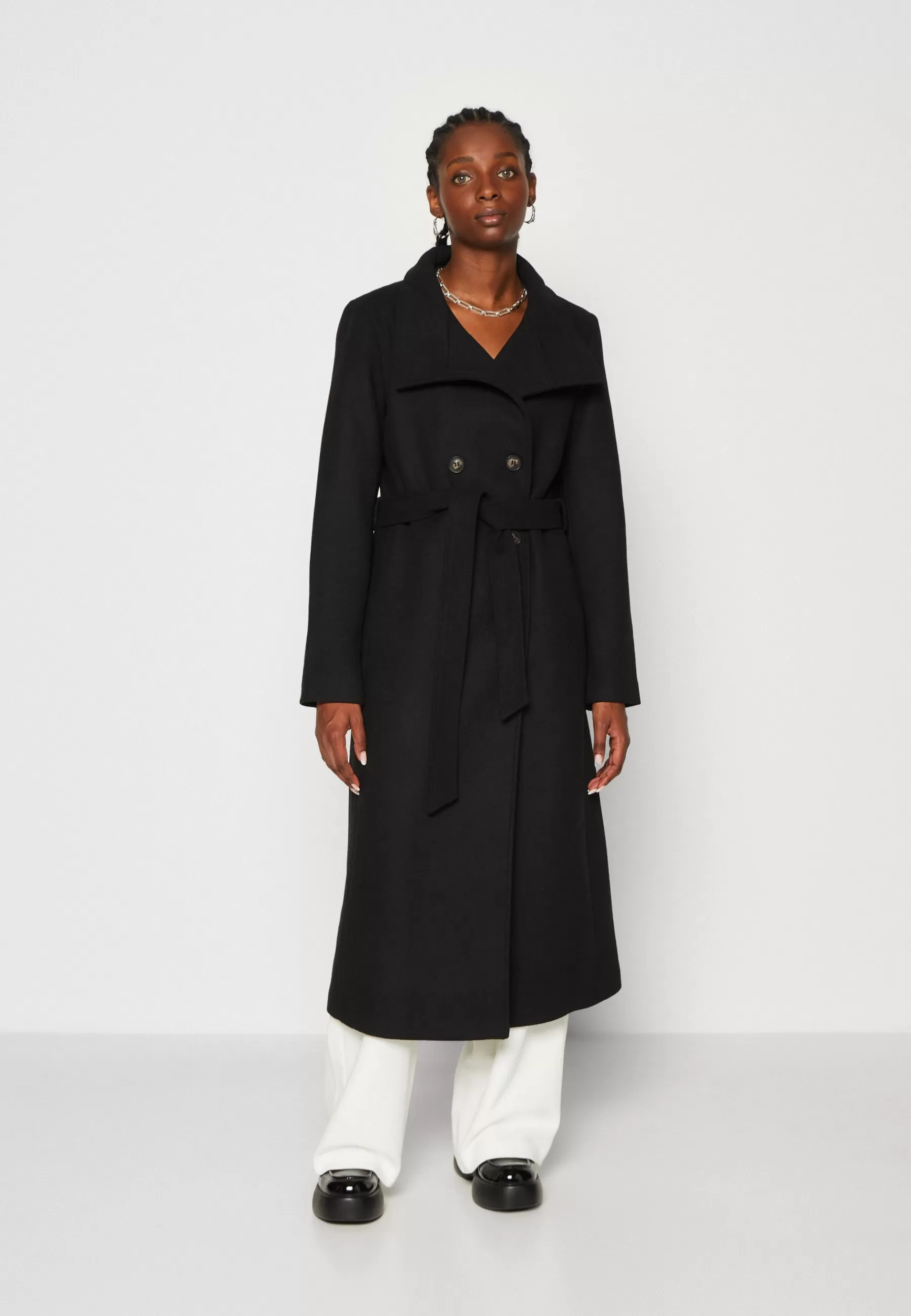 ONLY Onlmedina Long Belted Coat - Mantel>Dames Wollen Jassen