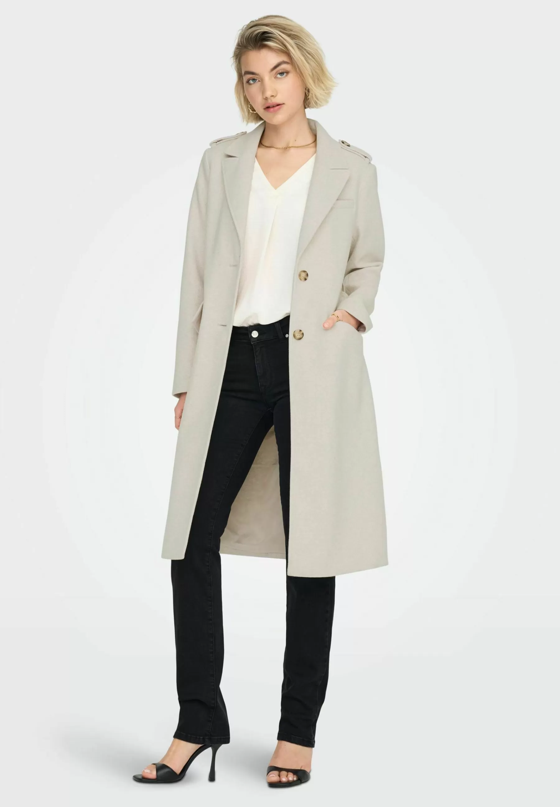 Dames ONLY Trenchcoats | Onlsif Filippa Life Belted Cc Otw - Trenchcoat