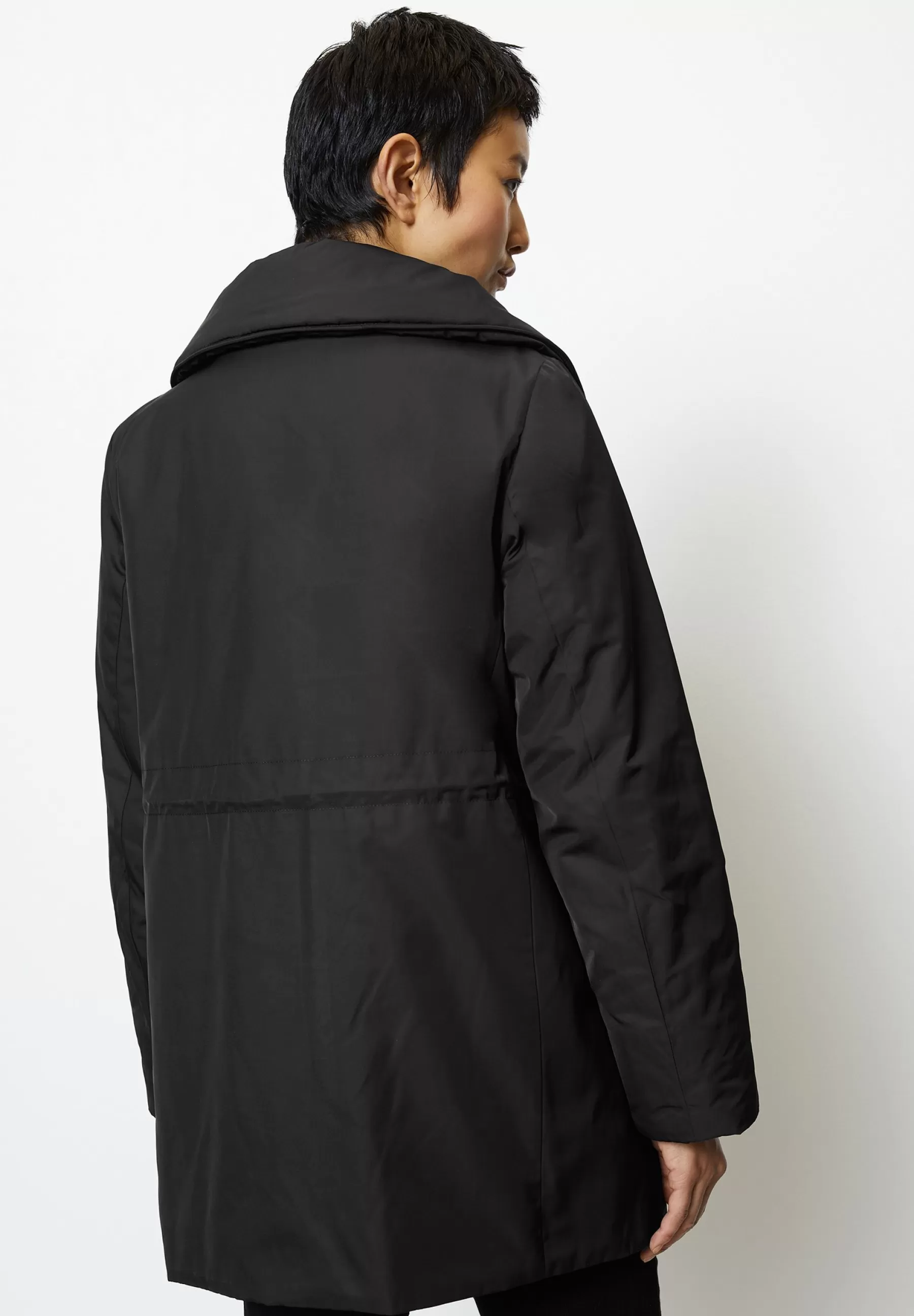 Dames Marc O'Polo Parka's | Parka, Padded, Feminin Shape, Big Collar, Drawstring Waist, Welt - Parka