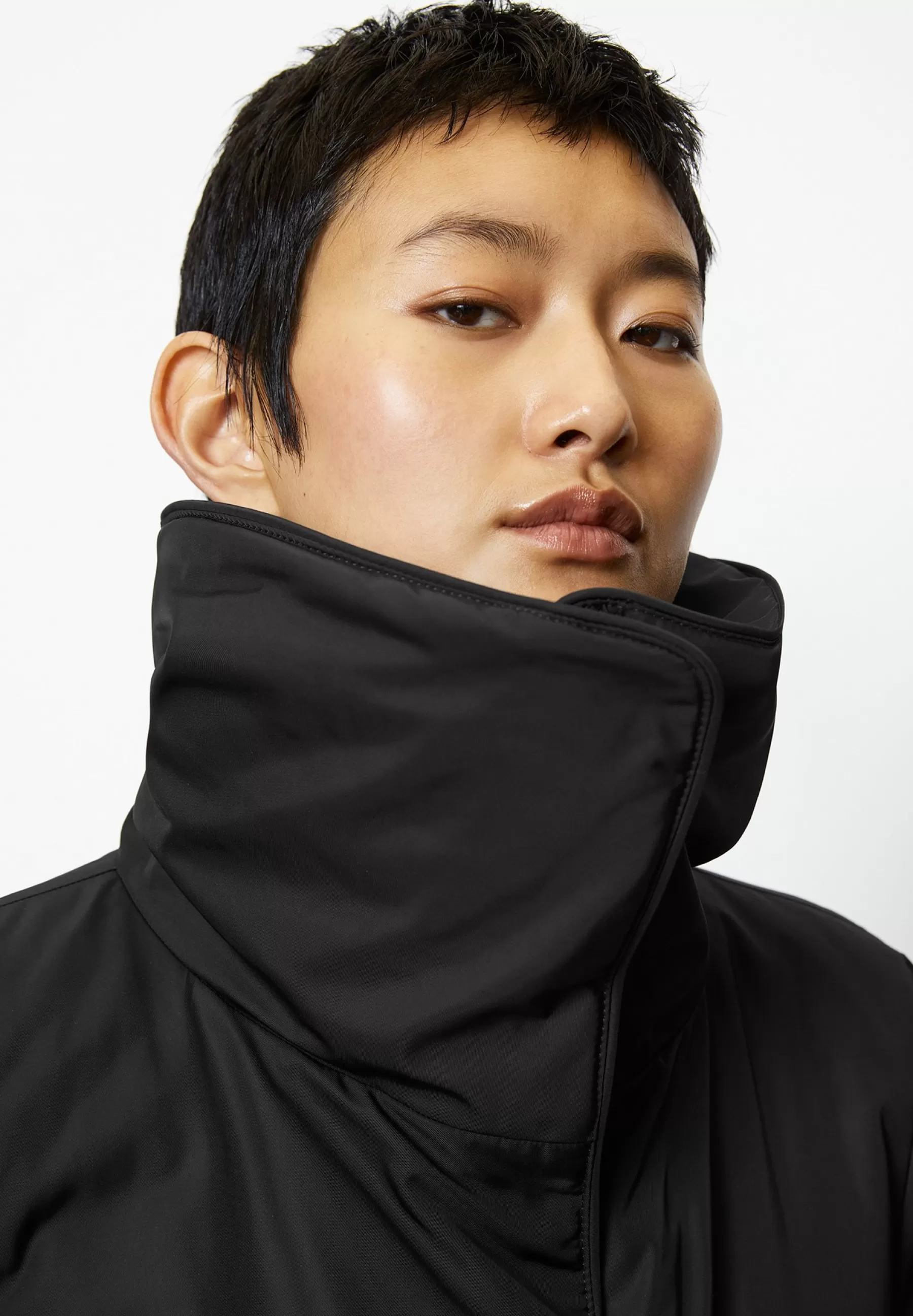 Dames Marc O'Polo Parka's | Parka, Padded, Feminin Shape, Big Collar, Drawstring Waist, Welt - Parka