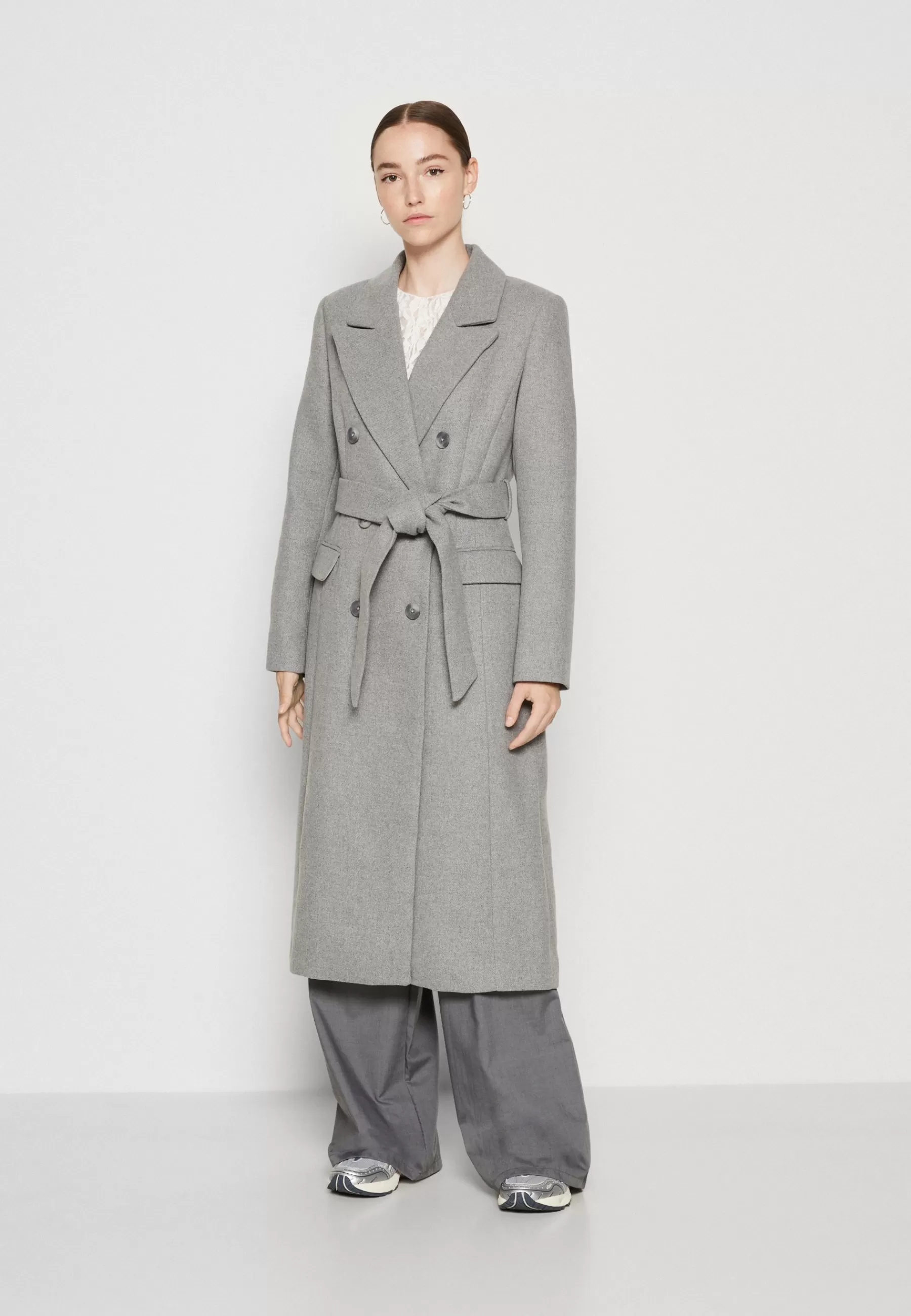Forever New Petra Collar Wrap Coat - Mantel>Dames Wollen Jassen