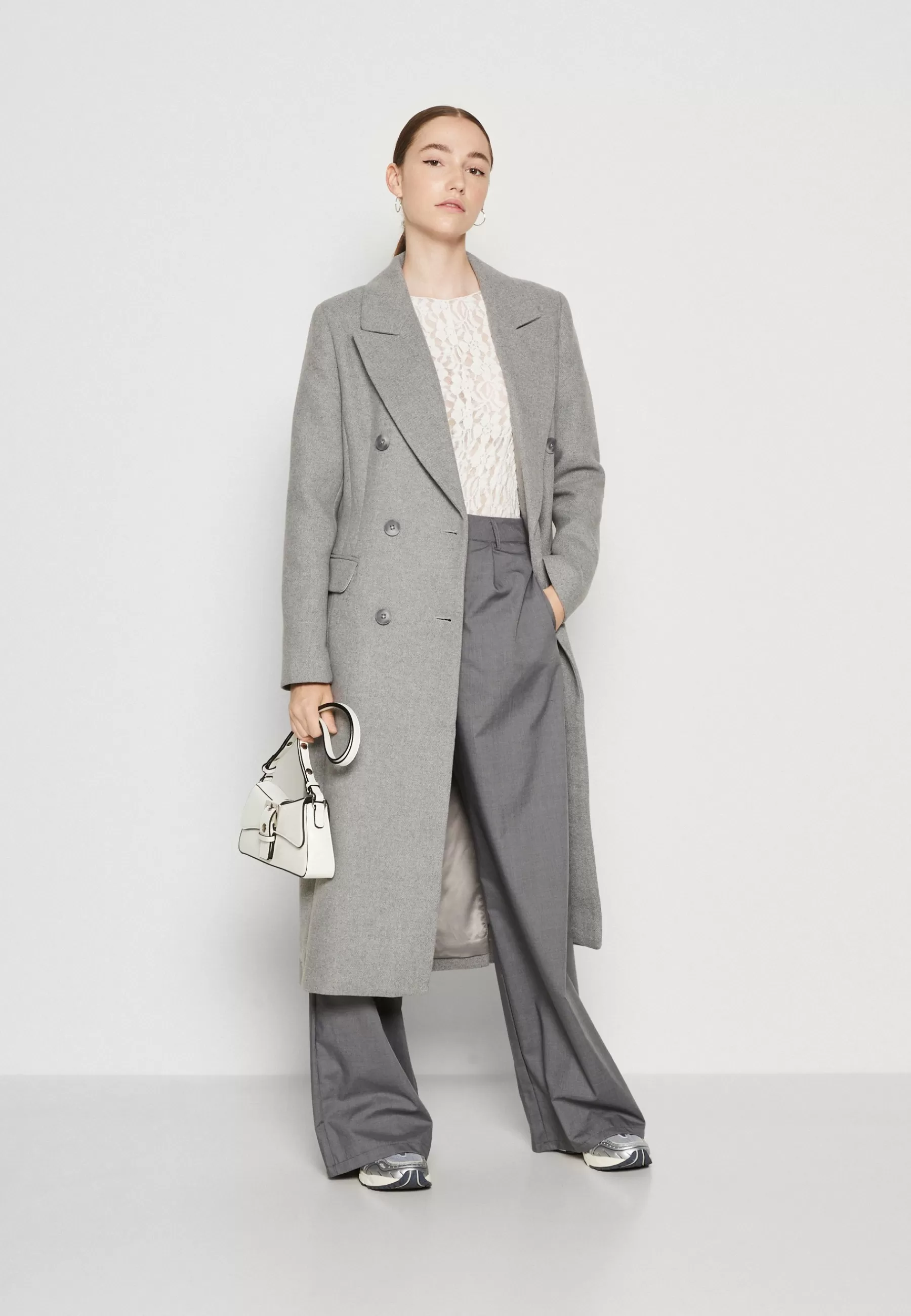 Forever New Petra Collar Wrap Coat - Mantel>Dames Wollen Jassen