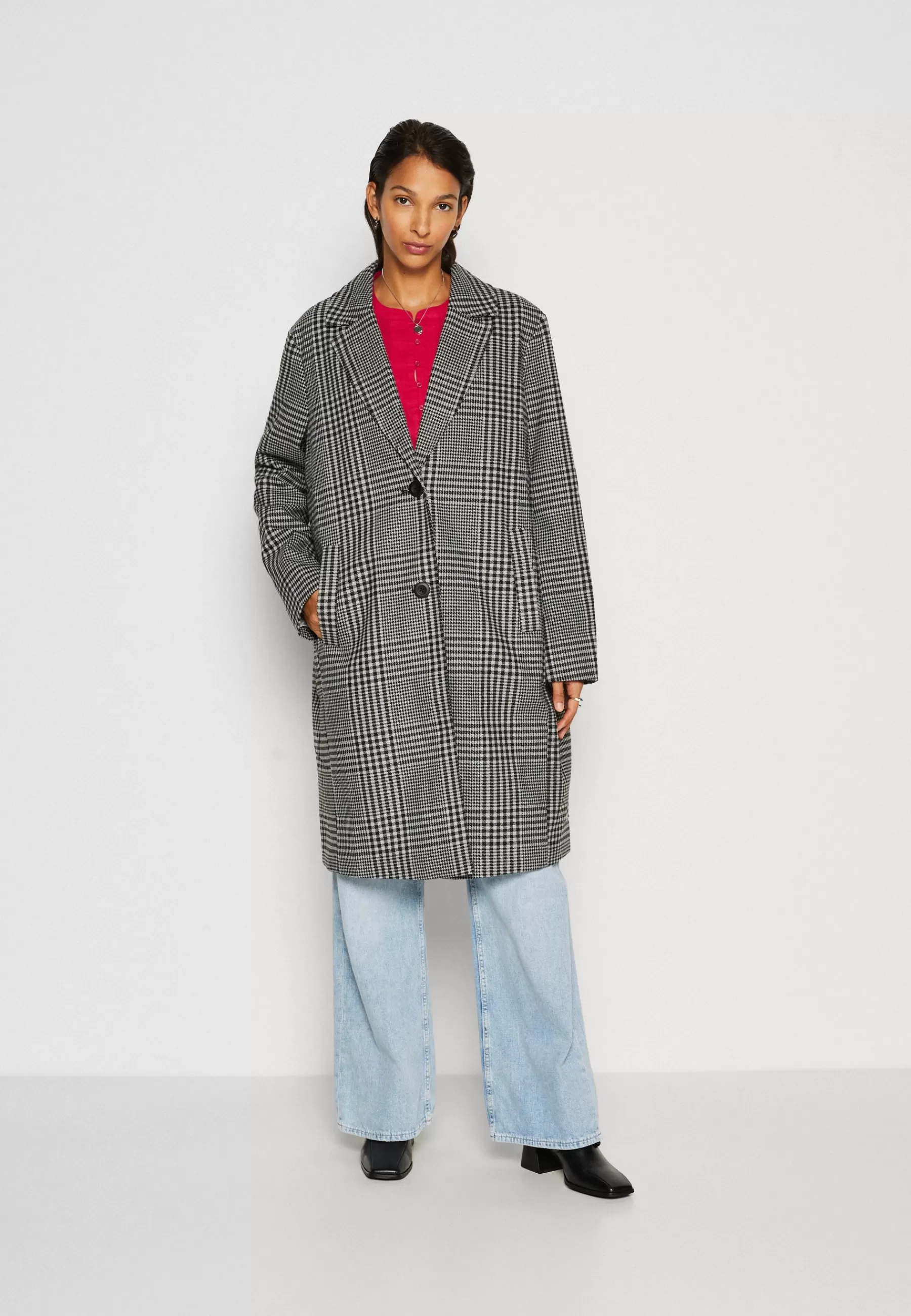 GAP Plaid Coat - Mantel>Dames Wollen Jassen
