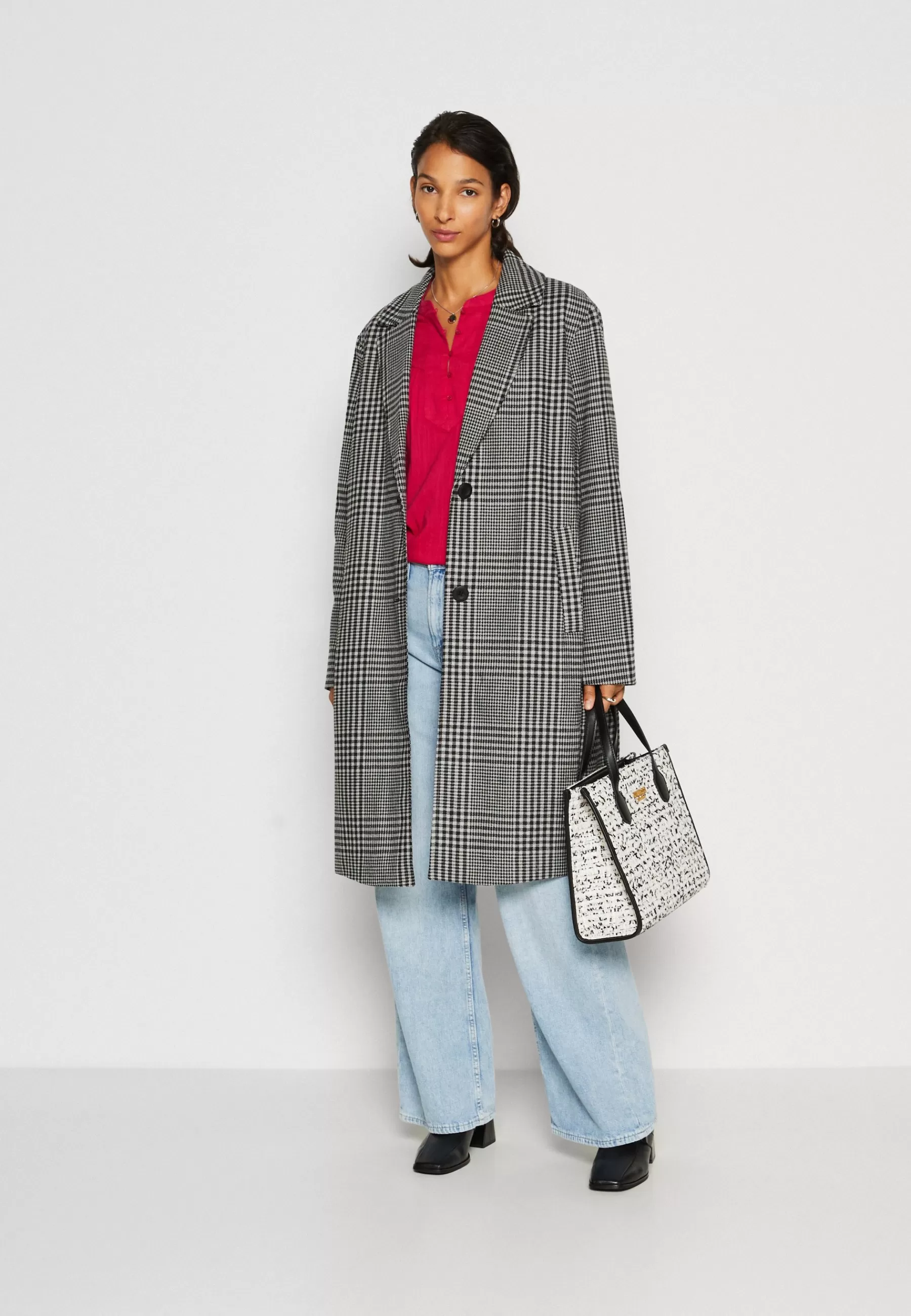 GAP Plaid Coat - Mantel>Dames Wollen Jassen