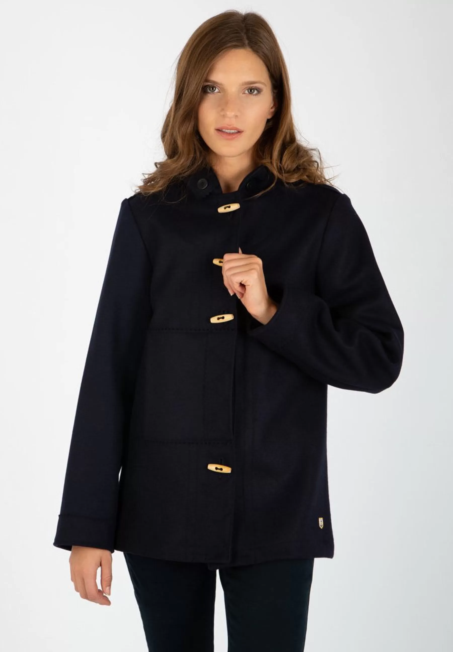 Armor lux Pont-Aven Kabig - Mantel>Dames Wollen Jassen