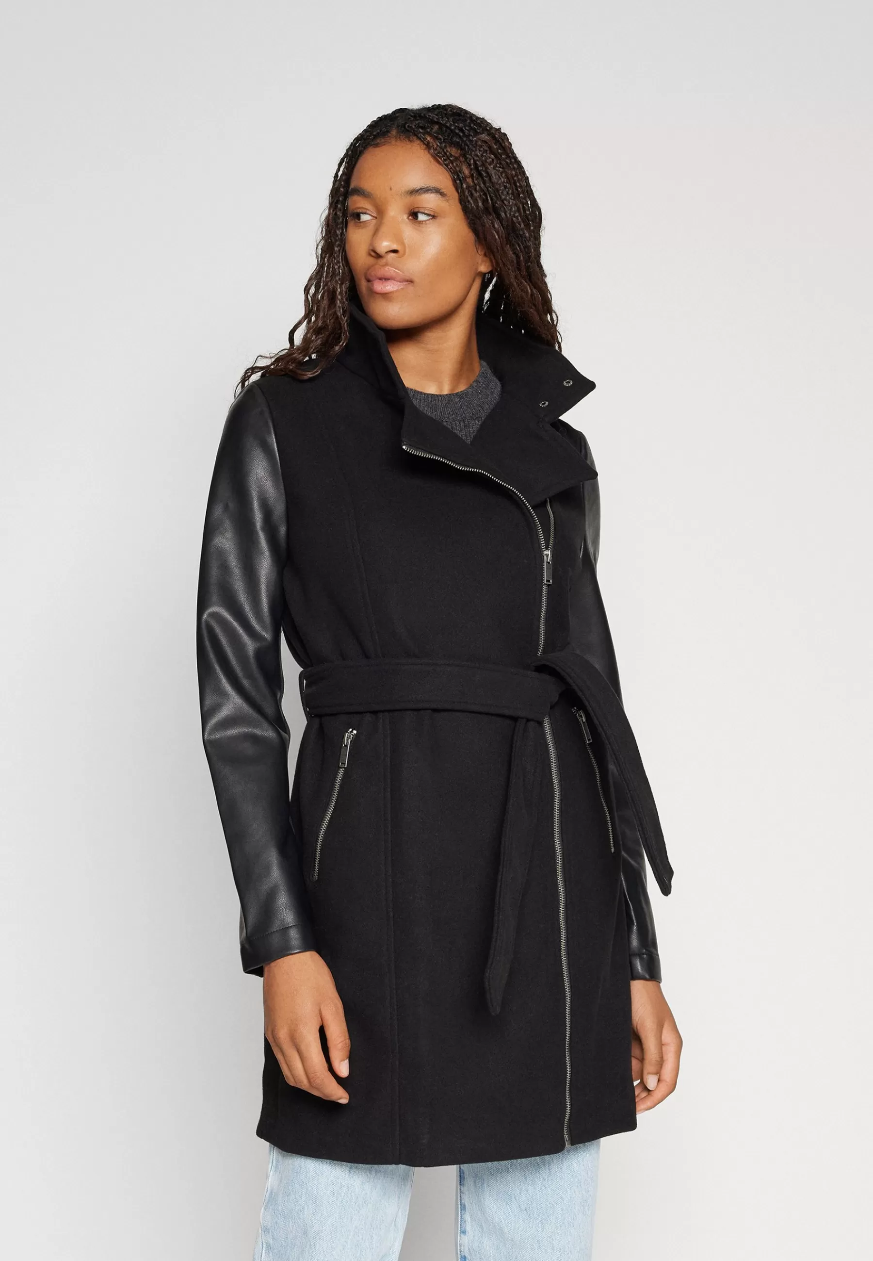 Vero Moda Pop Nina Zip Jacket - Mantel>Dames Wollen Jassen