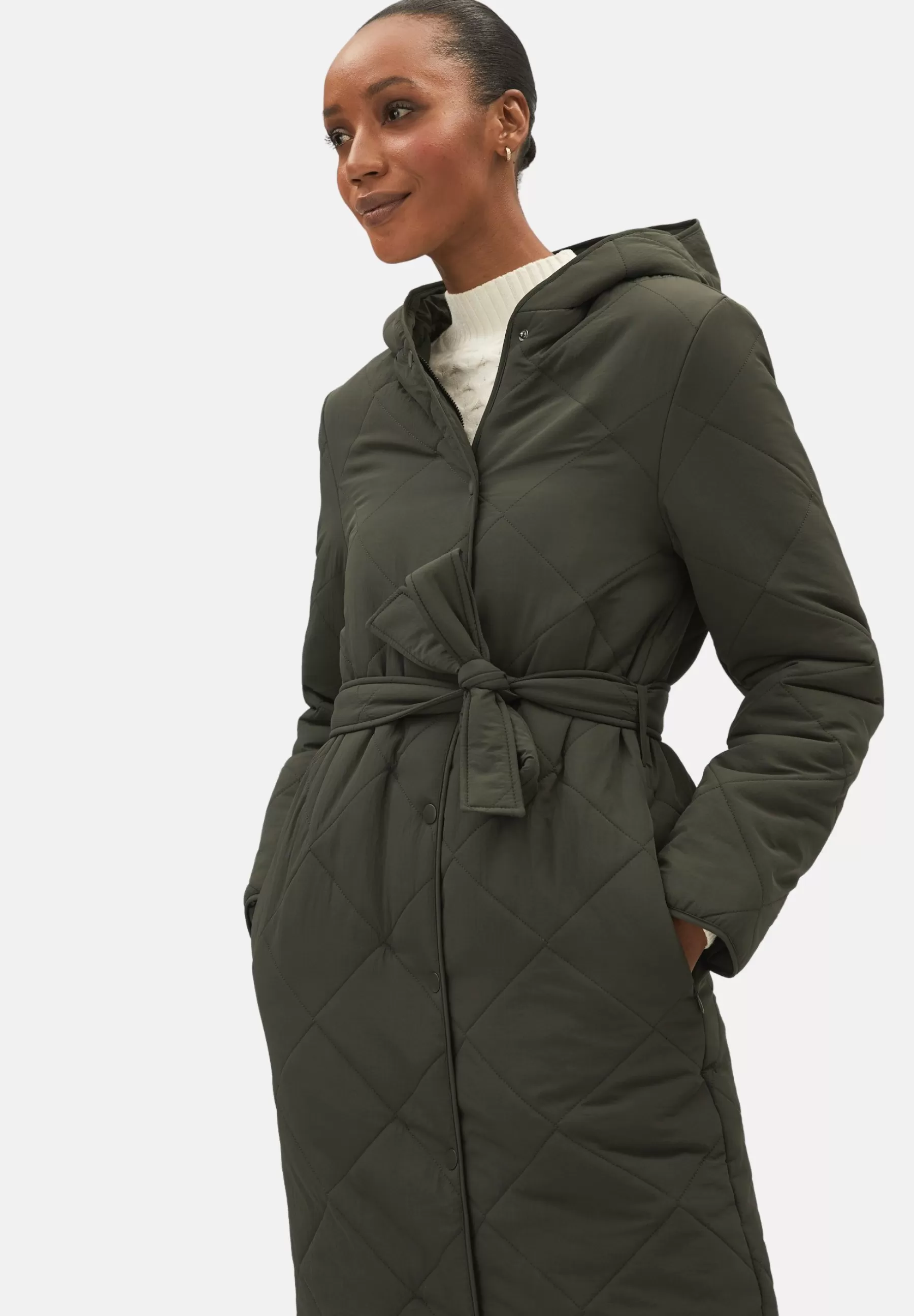 Marks & Spencer Quilted Coat - Mantel>Dames Wollen Jassen