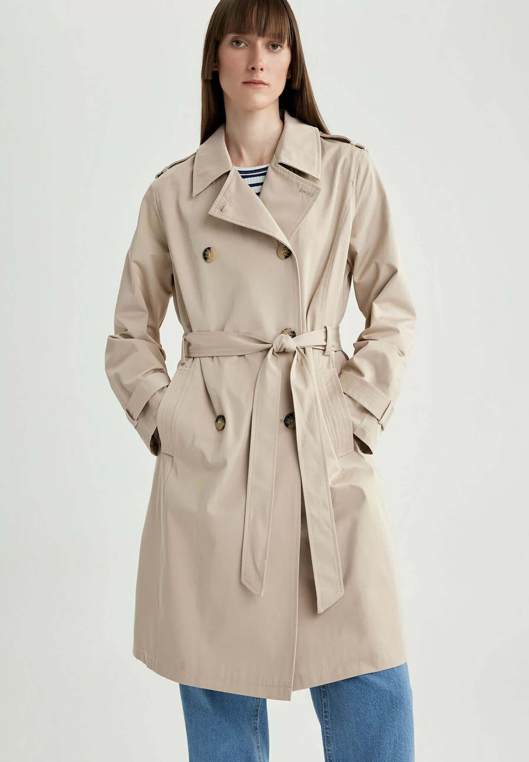 Dames DeFacto Trenchcoats | Regular Fit - Trenchcoat