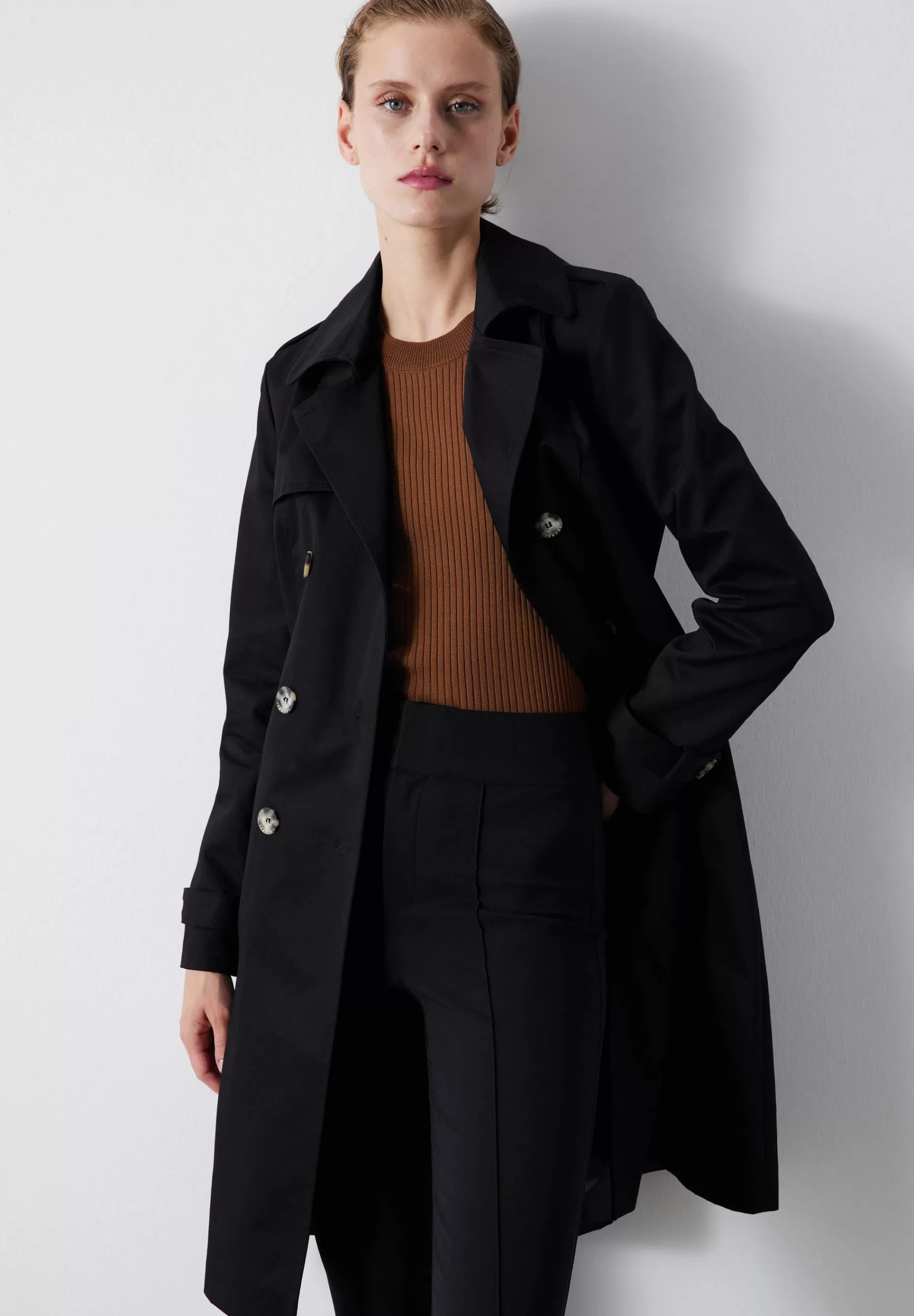 Dames Ipekyol Trenchcoats | Regular Fit Belted Double-Breasted - Trenchcoat