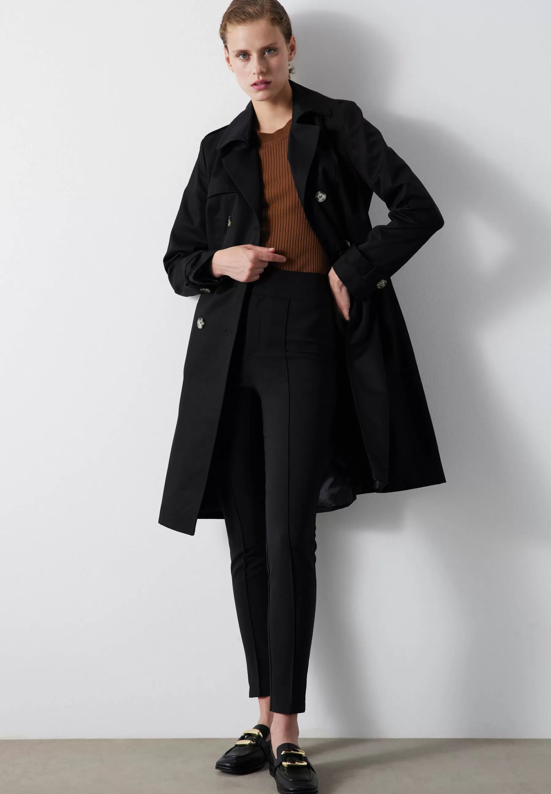 Dames Ipekyol Trenchcoats | Regular Fit Belted Double-Breasted - Trenchcoat