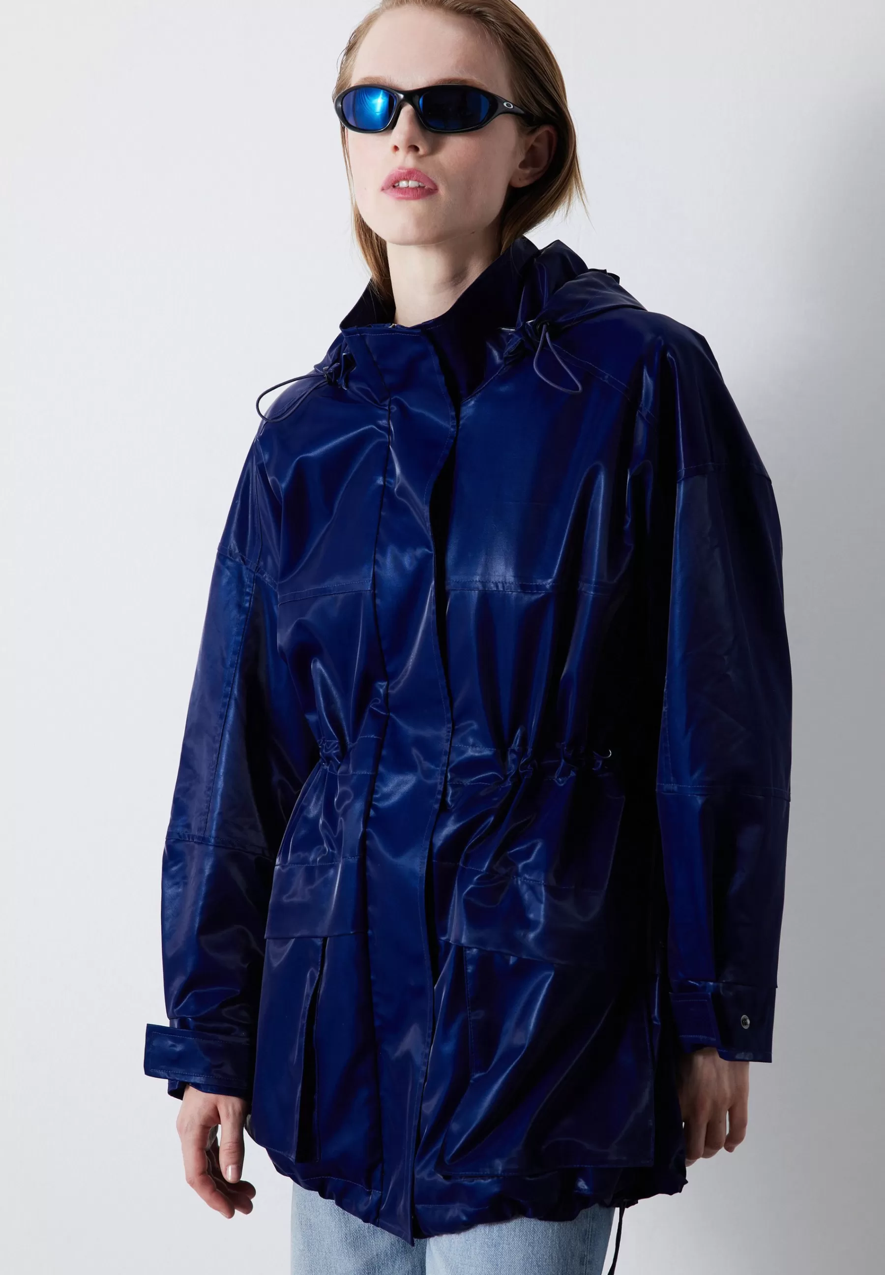 Dames Ipekyol Parka's | Shiny Textured Thin - Parka