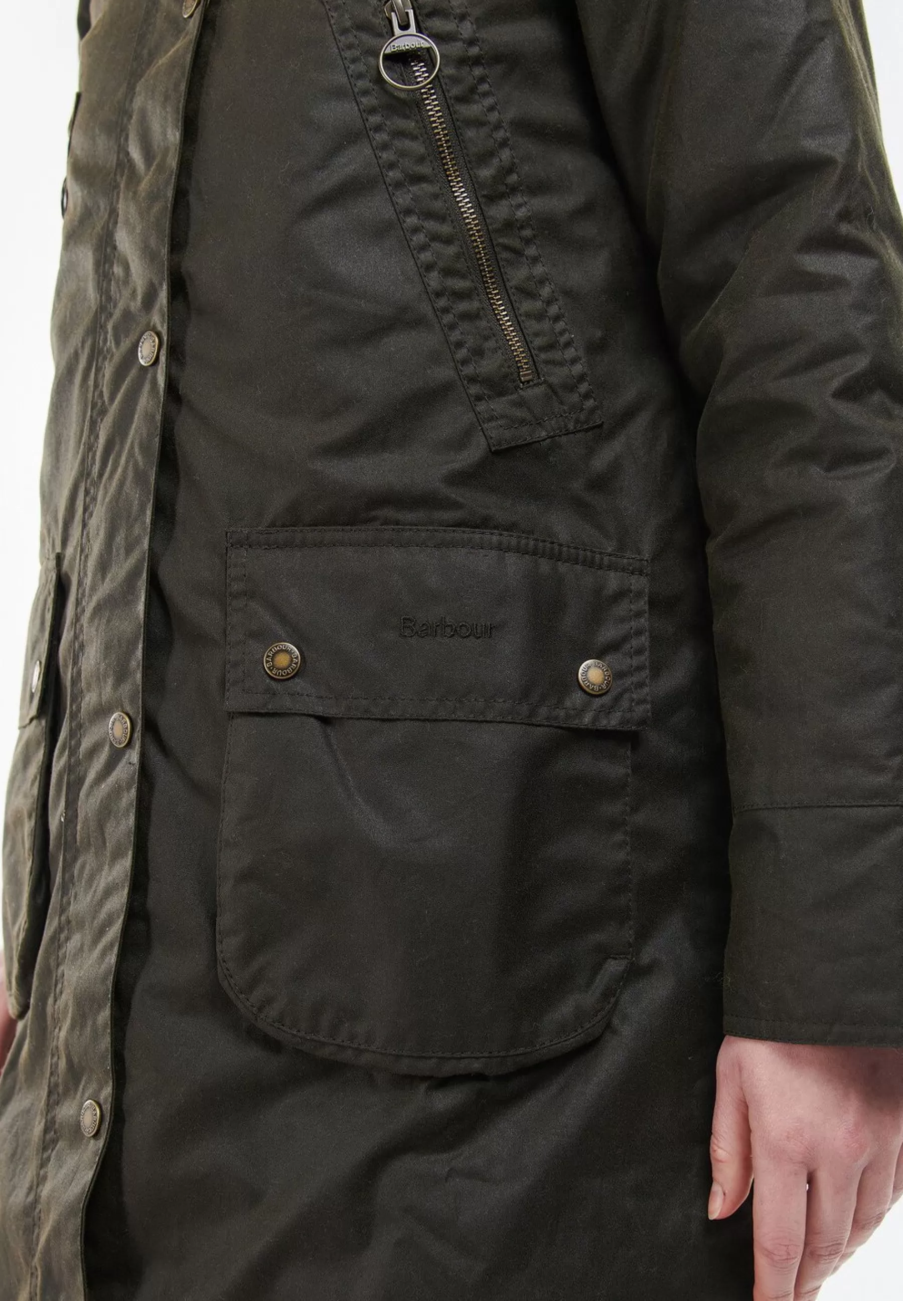 Dames Barbour Parka's | Stavia Wax - Parka