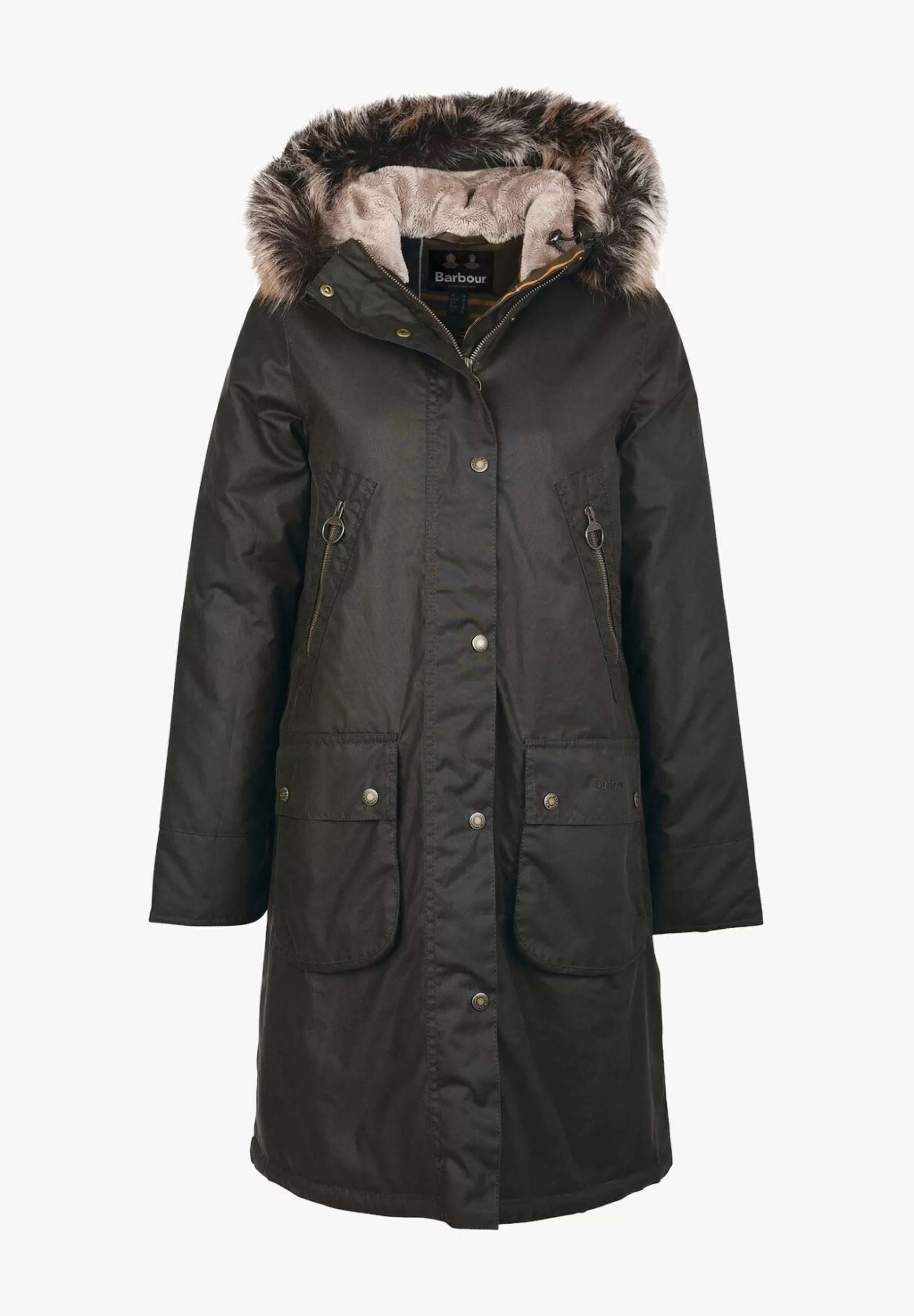 Dames Barbour Parka's | Stavia Wax - Parka