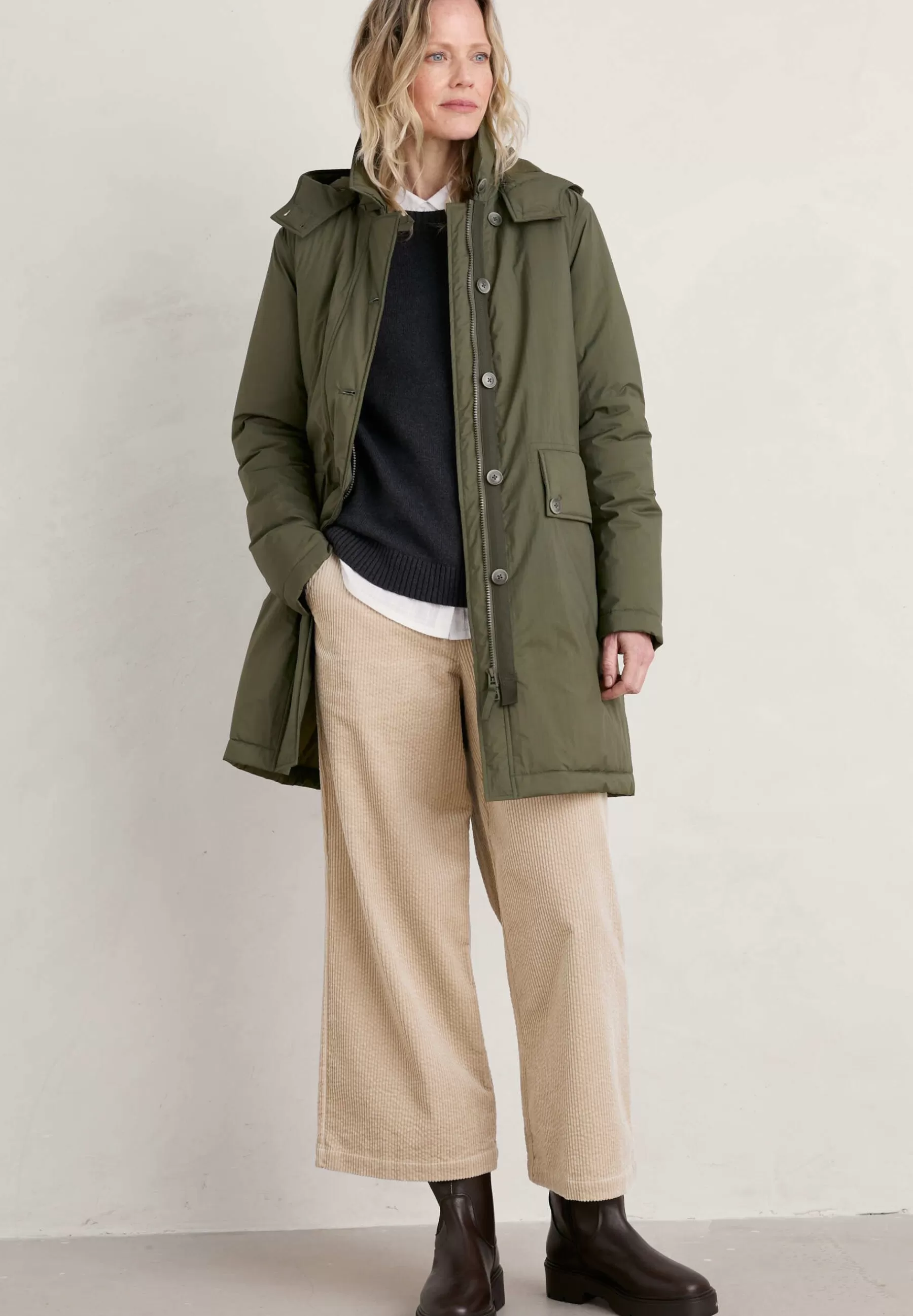 Seasalt Cornwall Storm Finch Waterproof - Regenjas>Dames Parka's