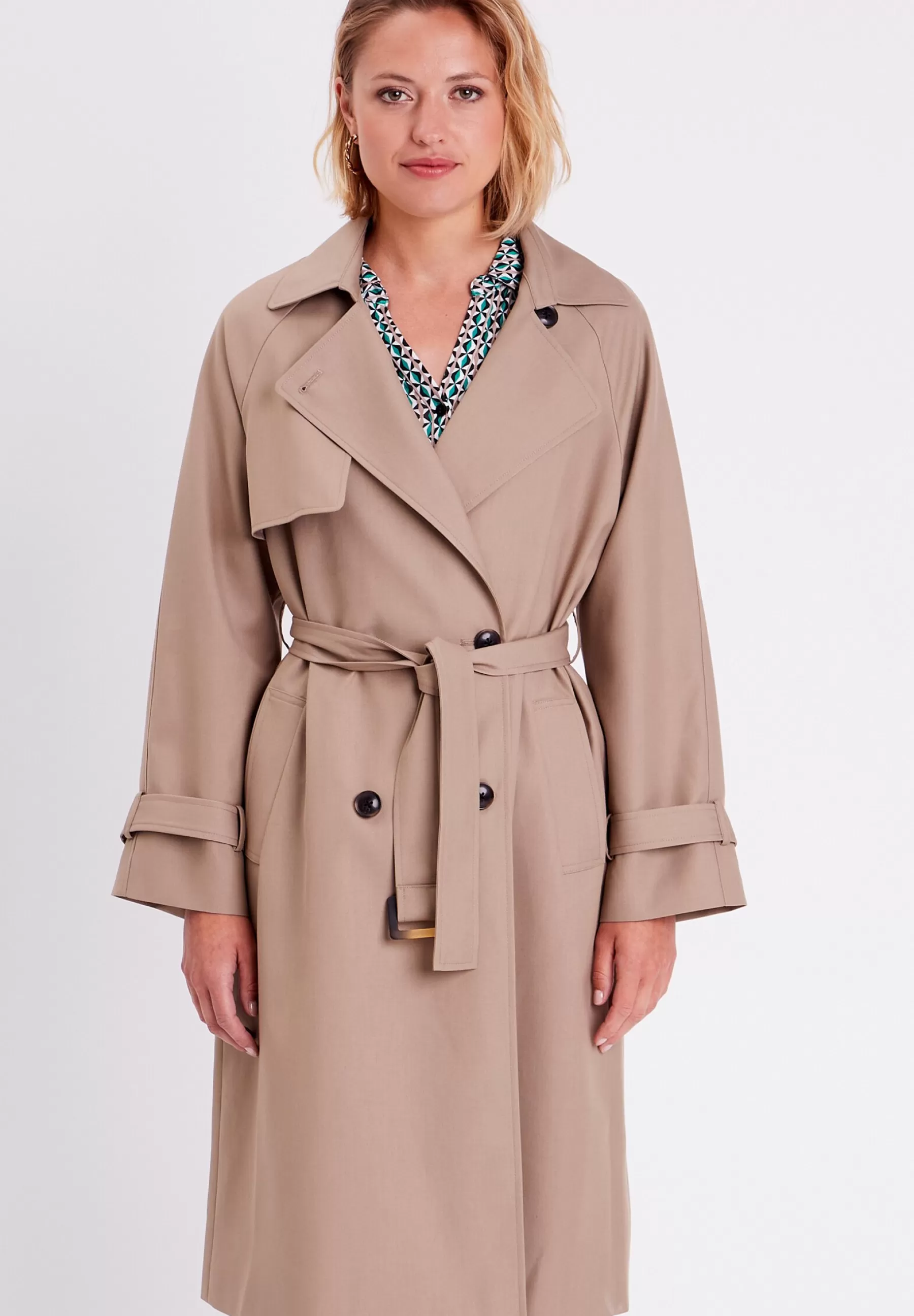Dames Cache Cache Trenchcoats | Taillierter Mit Gurtel - Trenchcoat