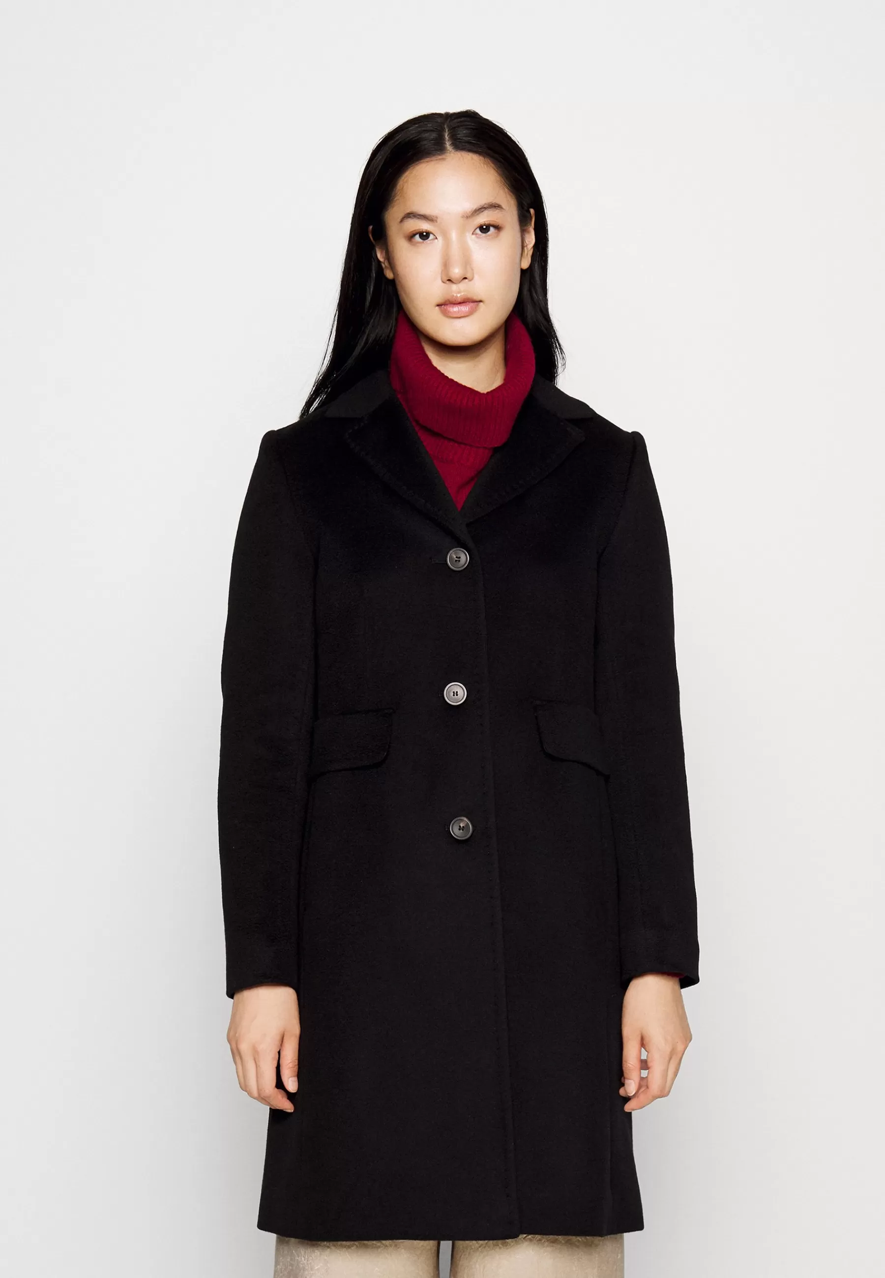 WEEKEND MaxMara Tevere - Halflange Jas>Dames Wollen Jassen