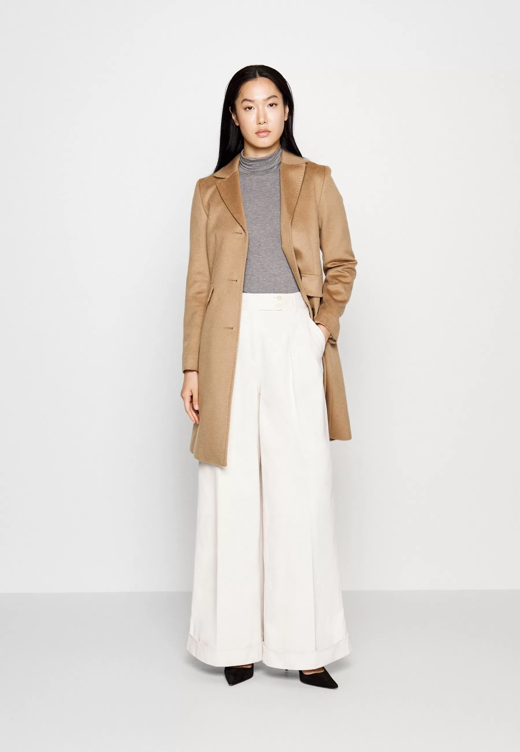 WEEKEND MaxMara Tevere - Halflange Jas>Dames Wollen Jassen