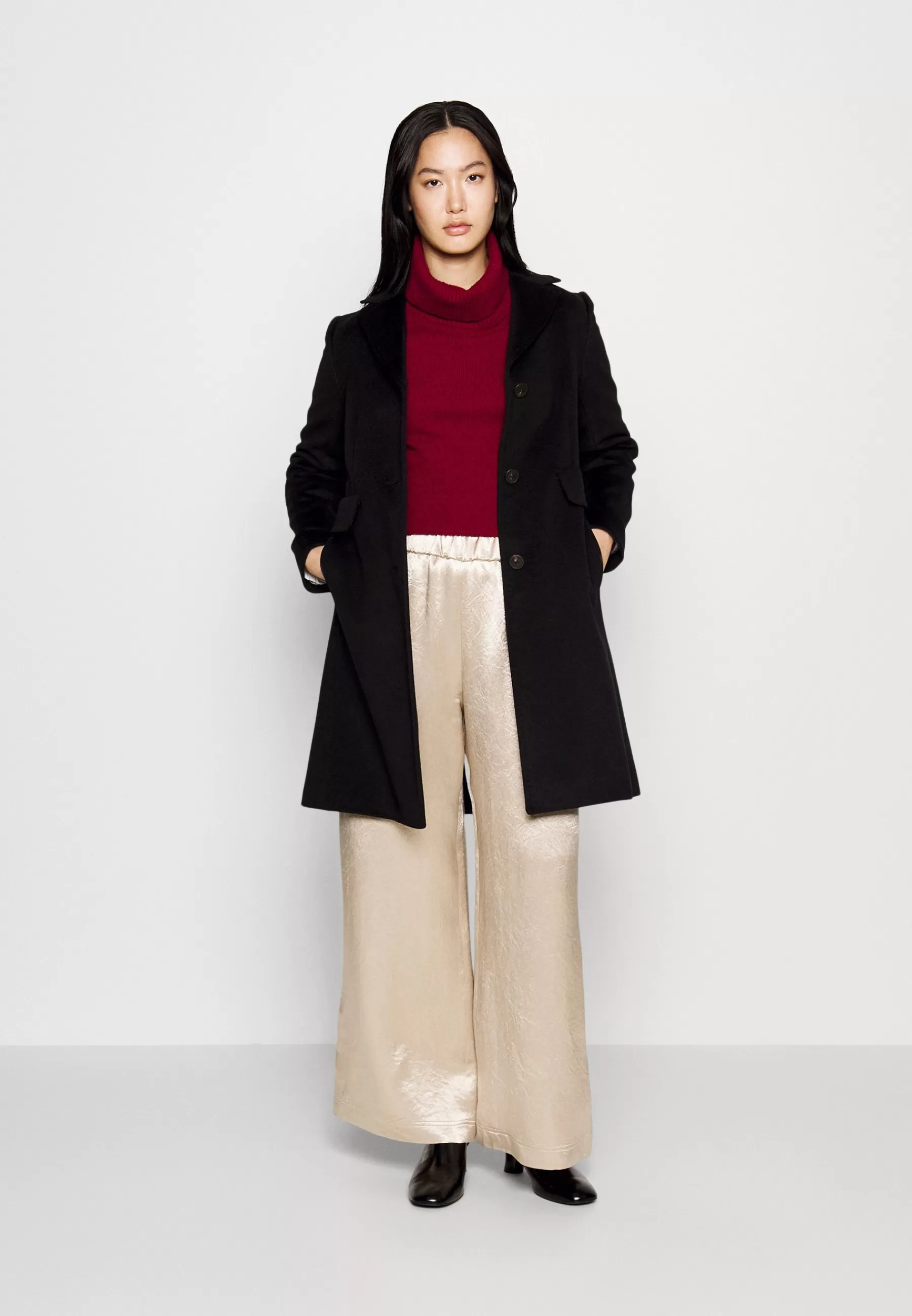 WEEKEND MaxMara Tevere - Halflange Jas>Dames Wollen Jassen