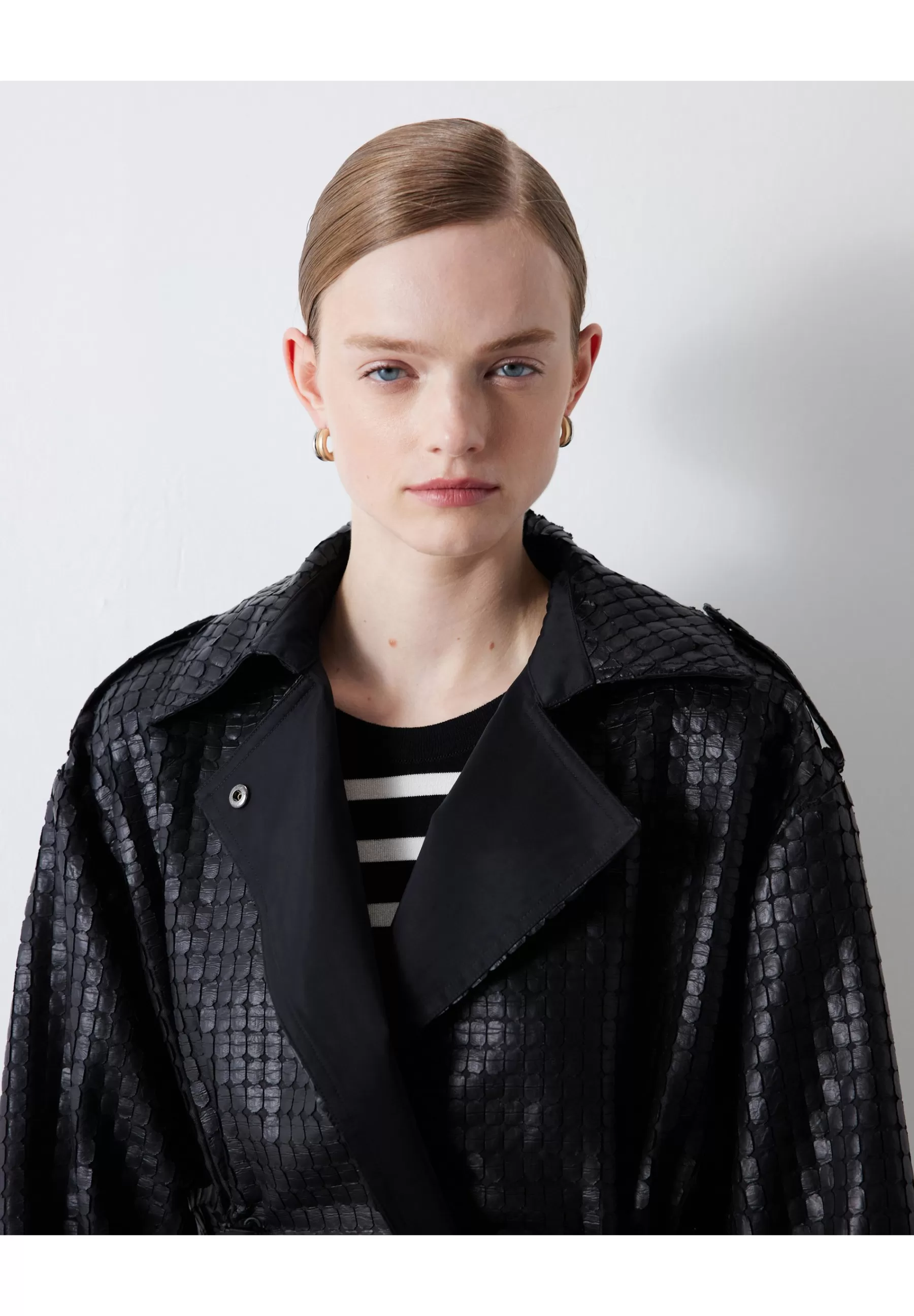 Dames Ipekyol Trenchcoats | Textured Double-Breasted - Trenchcoat