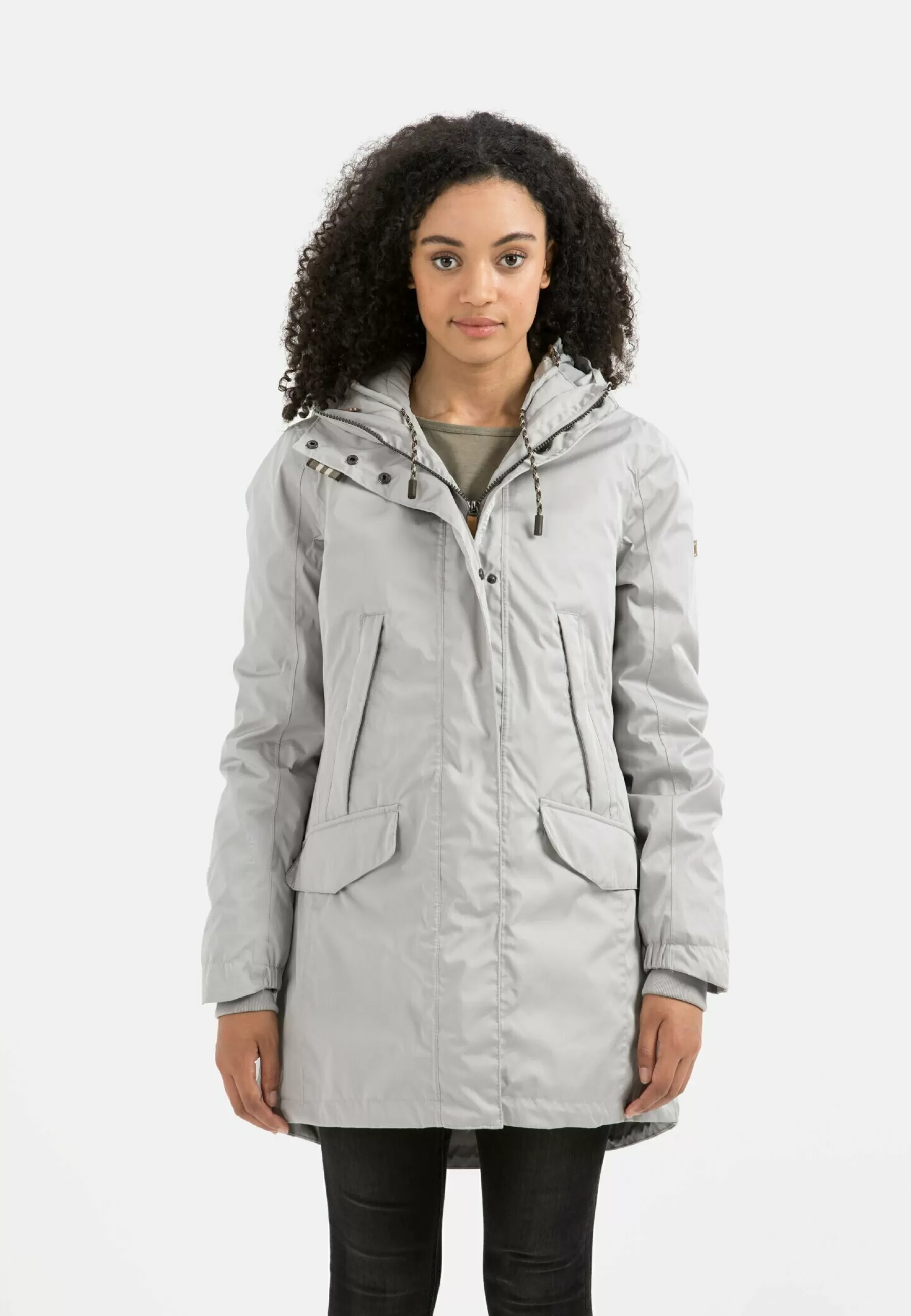 Dames camel active Parka's | Texxxactive® Aus Einem Organic Mix - Winterjas