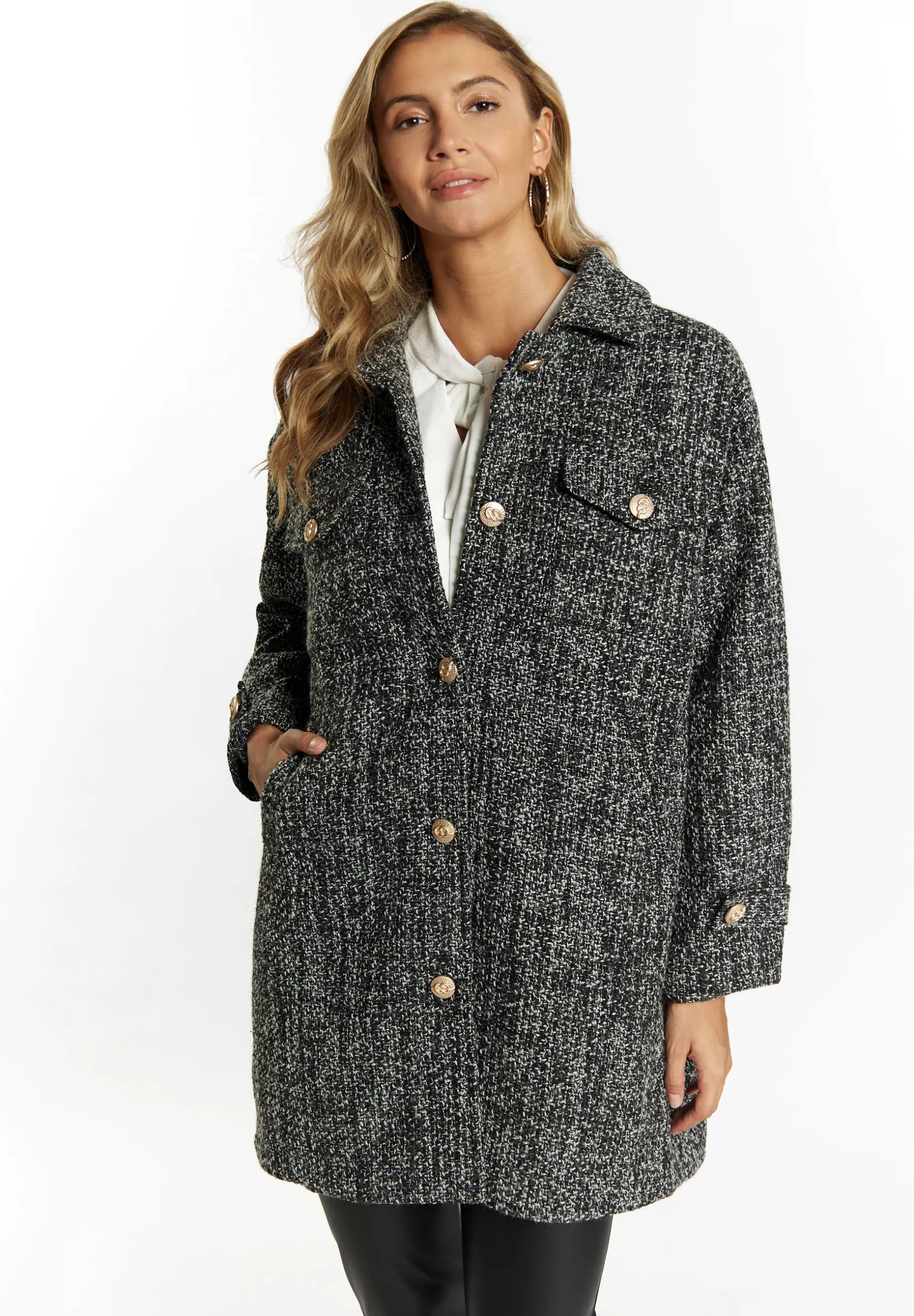 faina Tuxe - Mantel>Dames Wollen Jassen