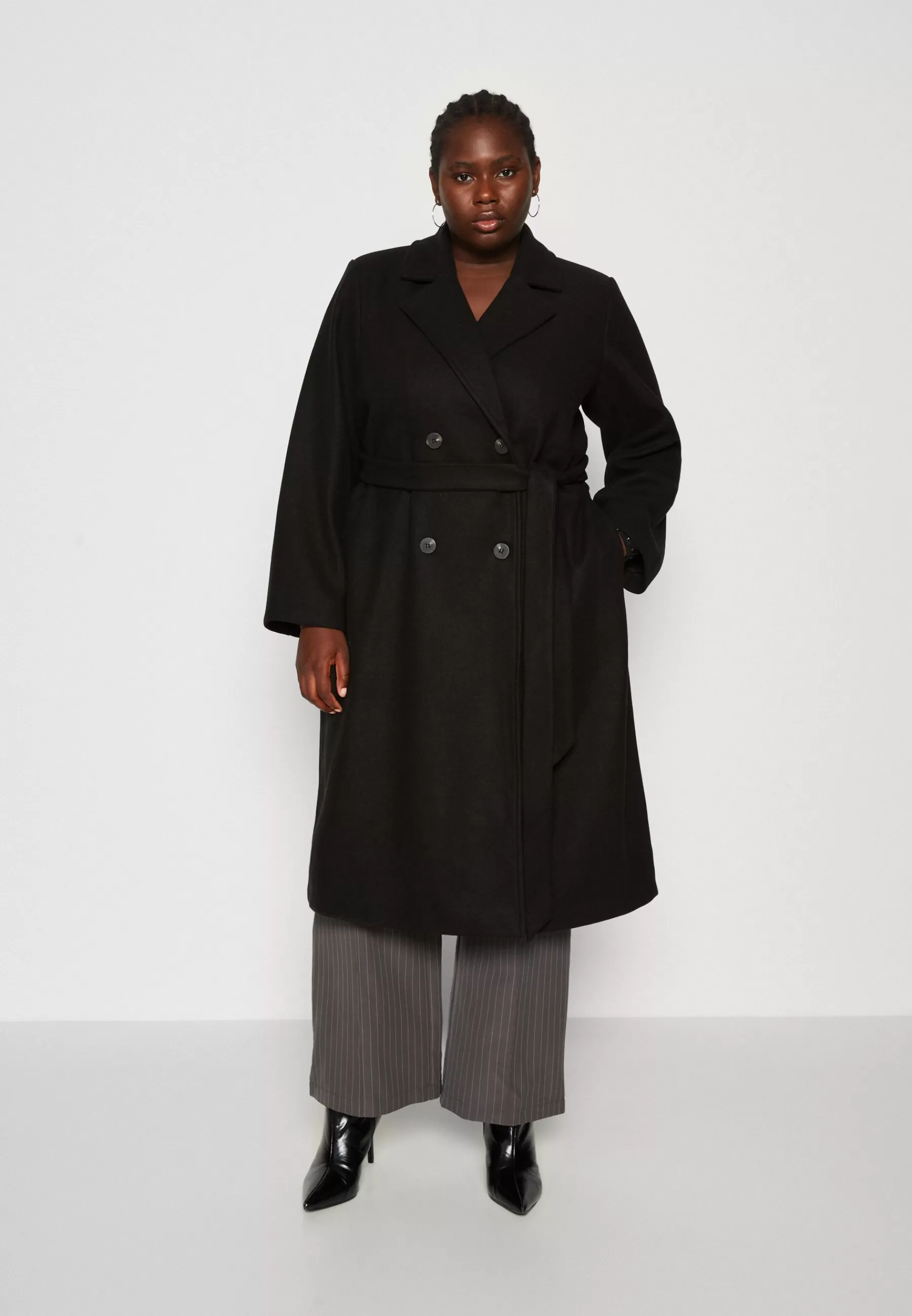 EVOKED VILA Vimano Maxi Tie Belted Coat - Mantel>Dames Wollen Jassen