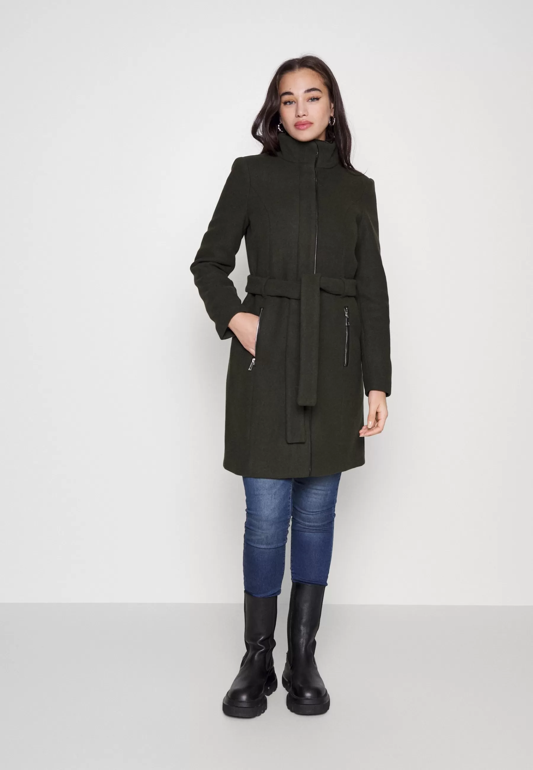 Vero Moda Vmclassbessy - Halflange Jas>Dames Wollen Jassen