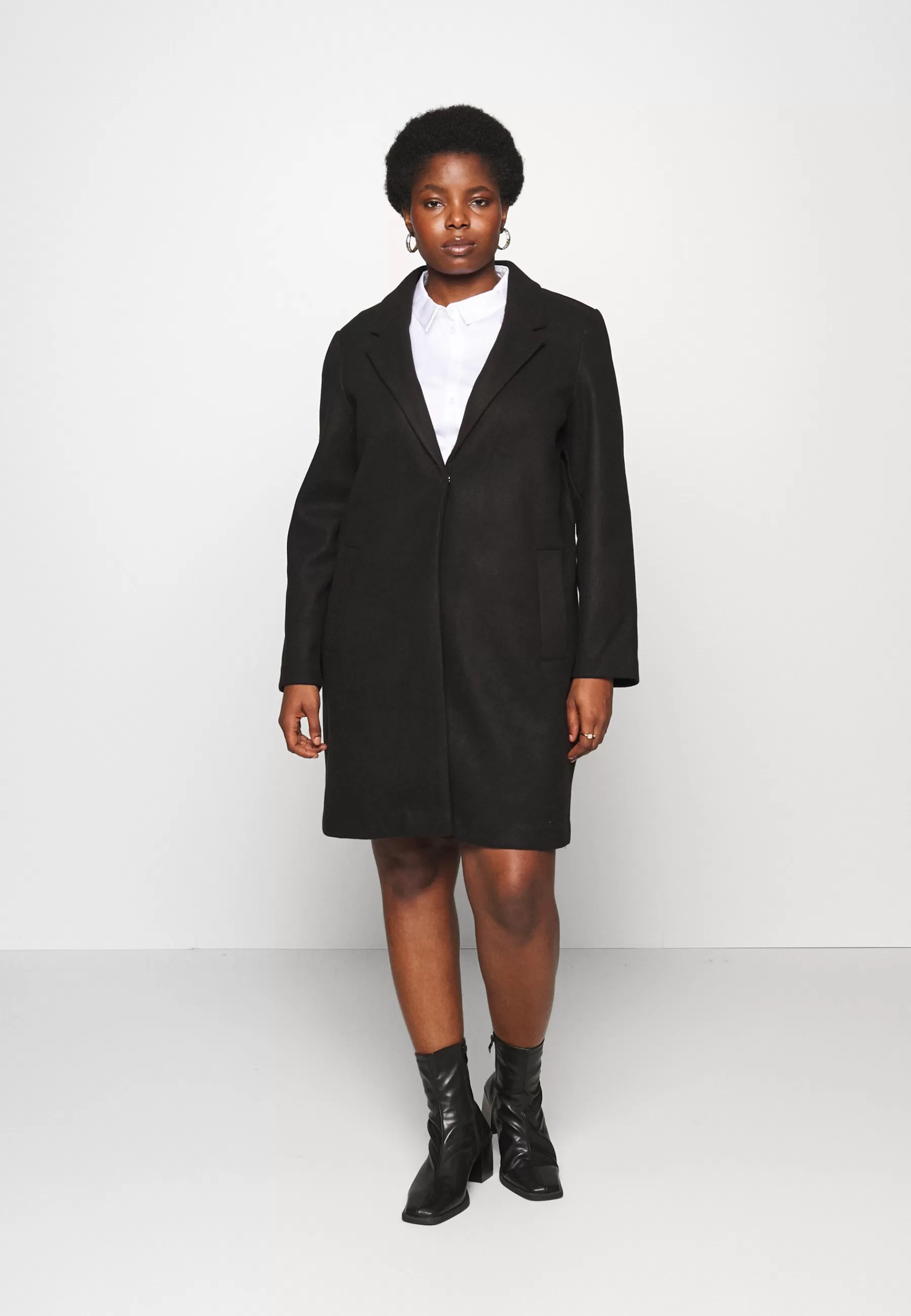 Vero Moda Curve Vmcpop Coat - Mantel>Dames Wollen Jassen