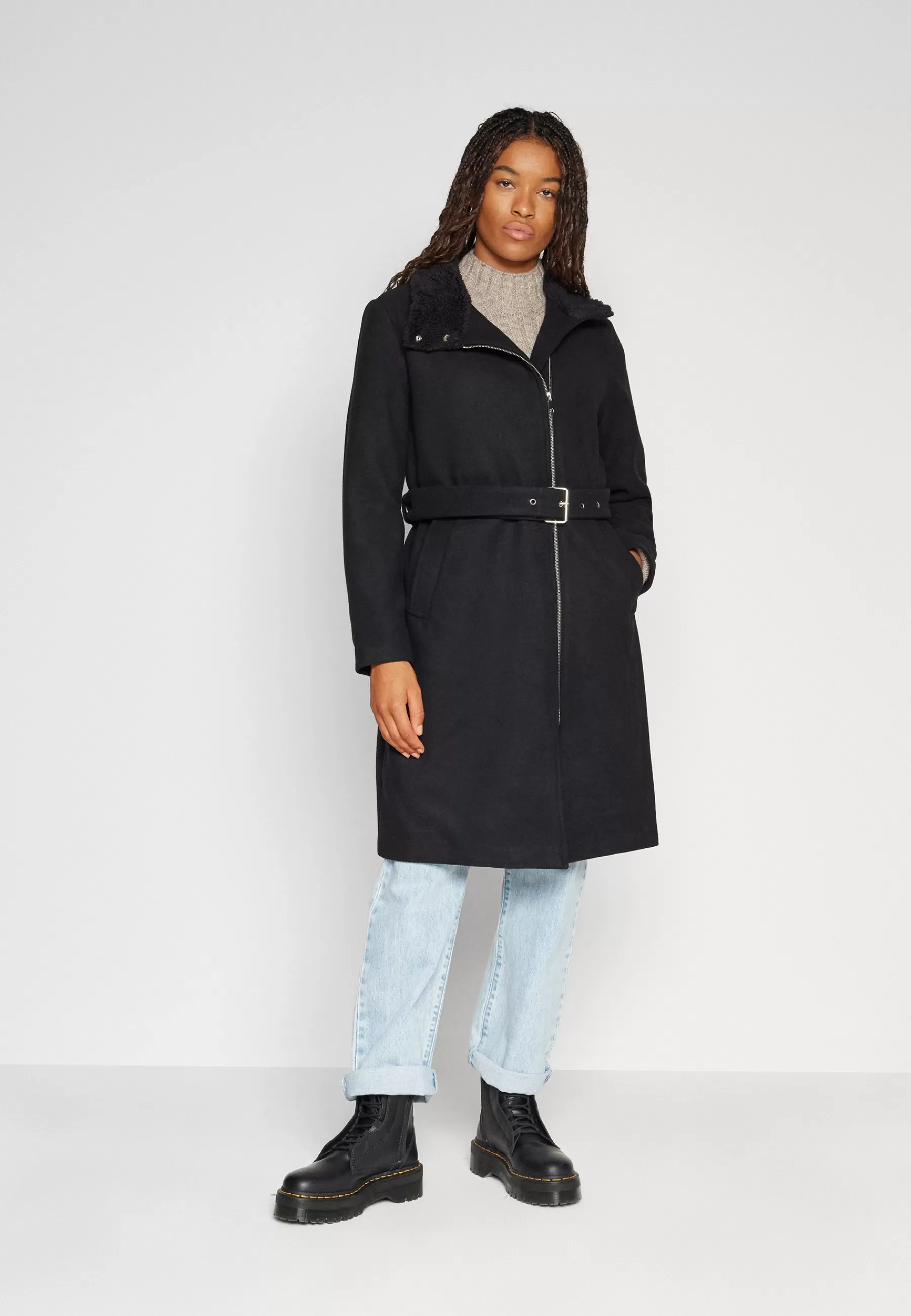 Vero Moda Vmdenverfebe Long Coat - Mantel>Dames Wollen Jassen