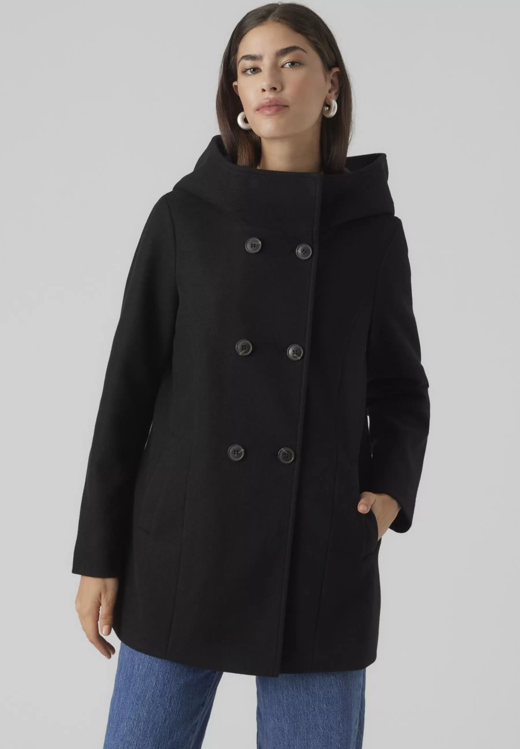 Vero Moda Vmfortune Shila Jacket - Mantel>Dames Wollen Jassen