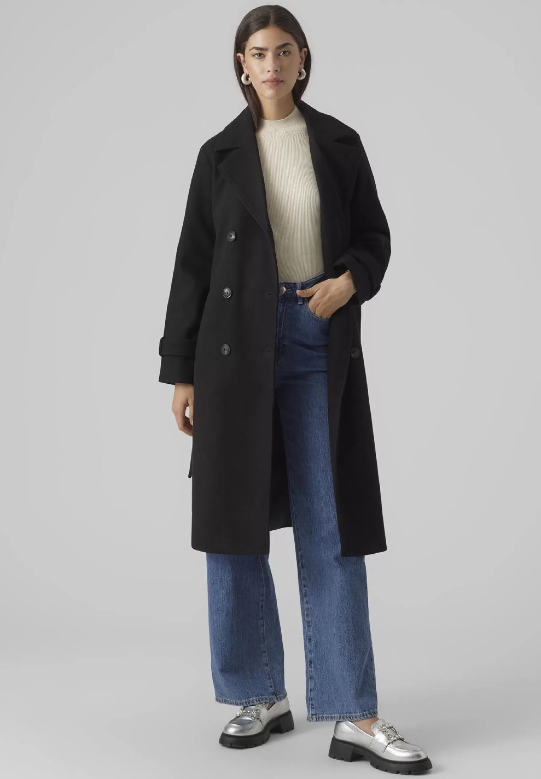 Vero Moda Vmfortunevega - Mantel>Dames Wollen Jassen