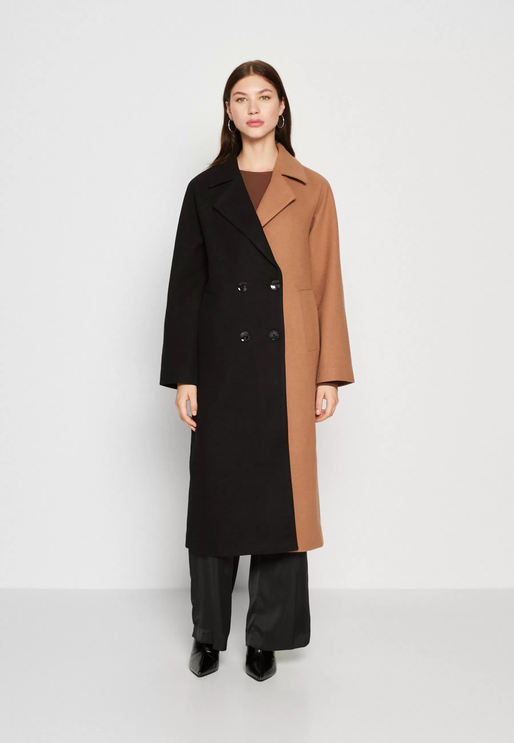 YAS blocky Coat - Mantel>Dames Wollen Jassen