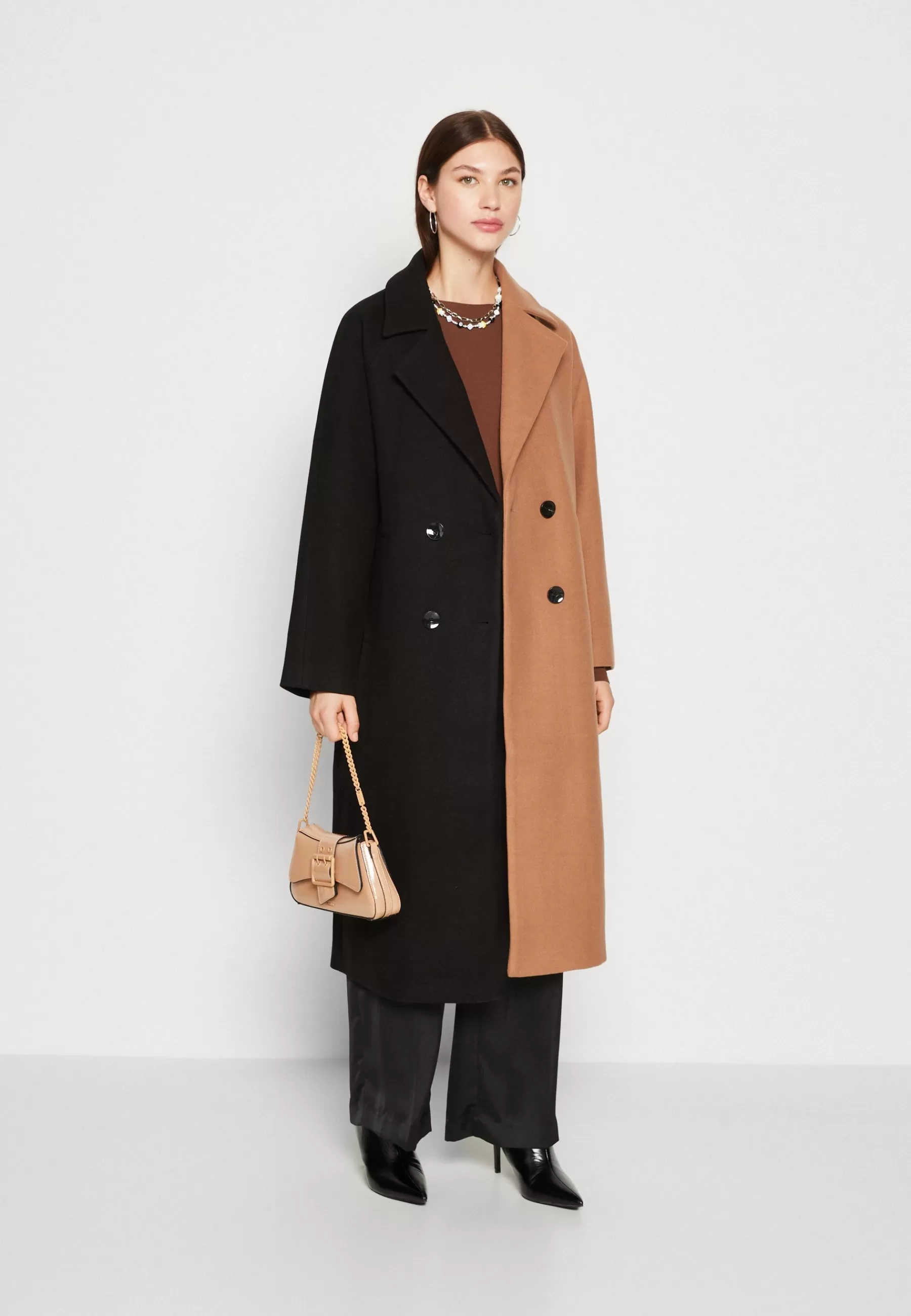 YAS blocky Coat - Mantel>Dames Wollen Jassen